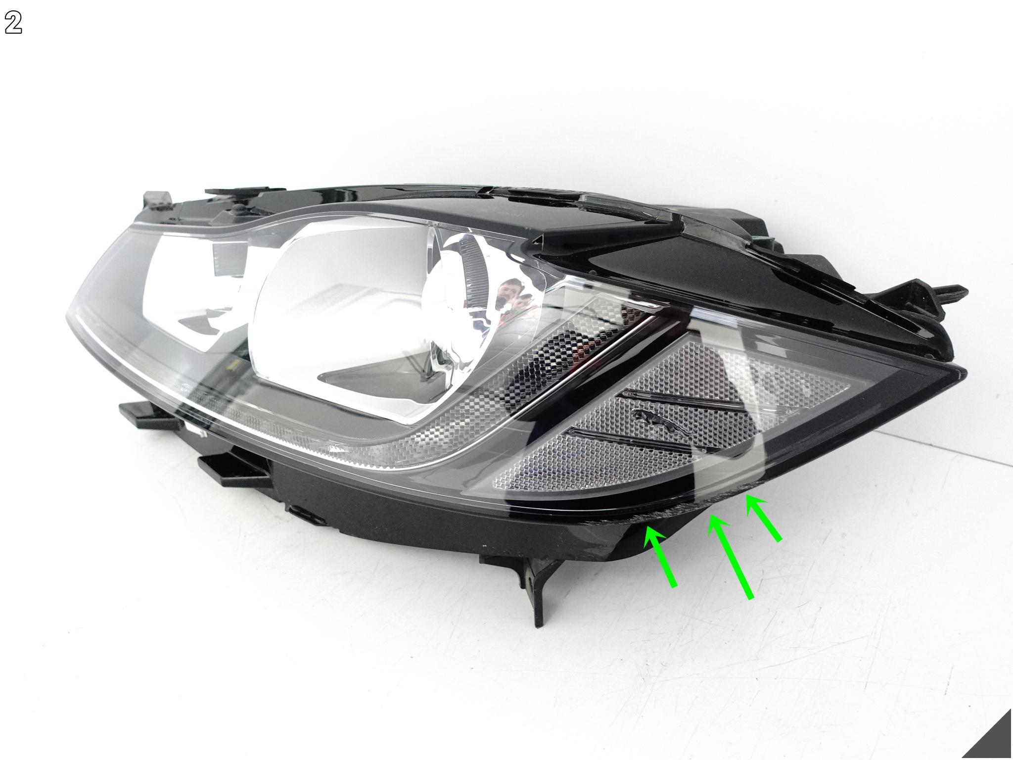 JAGUAR XF II X260 F-PACE X761 15- LAMPA XENON + LED LEWA PRZÓD EU + MODUŁ JAGUAR XF II X260 F-PACE X761 15- LAMPA XENON + LED LEWA PRZÓD EU + MODUŁ - obrazek 3