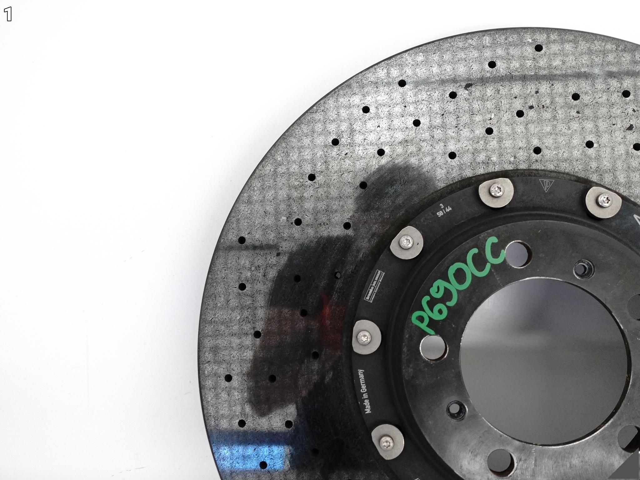 PORSCHE CAYENNE 9Y0 9Y3 PCCB TARCZA CERAMICZNA CERAMIC LEWA PRZÓD 440x40mm PORSCHE CAYENNE 9Y0 9Y3 PCCB TARCZA CERAMICZNA CERAMIC LEWA PRZÓD 440x40mm - obrazek 2