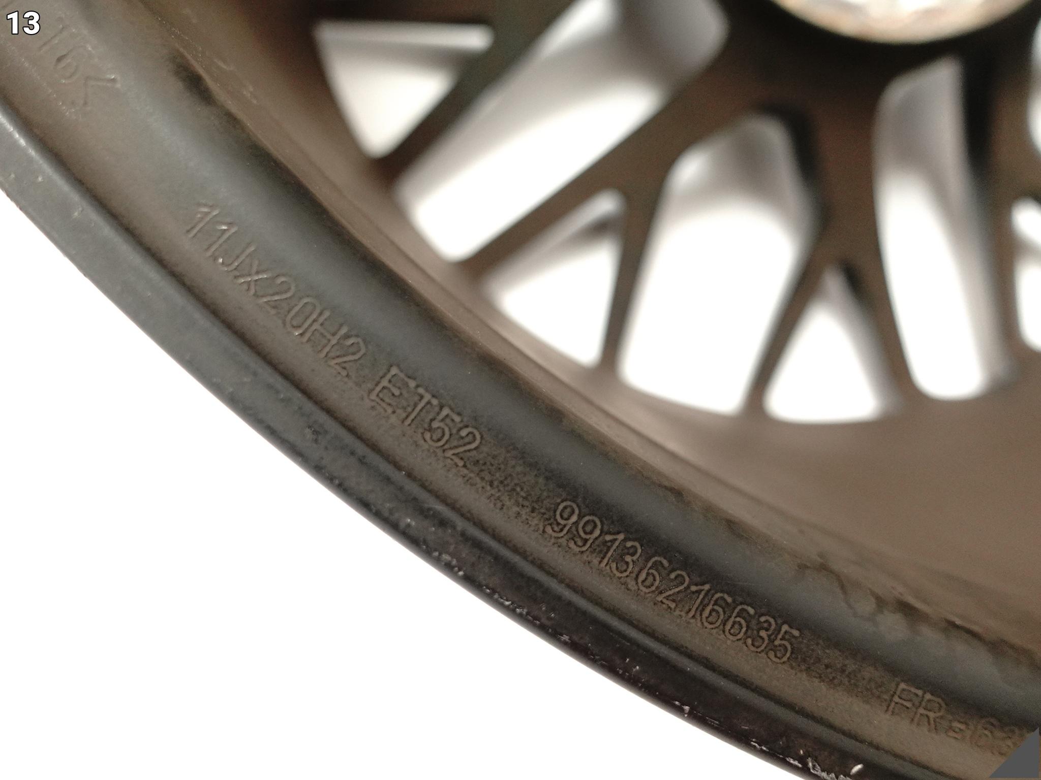 PORSCHE 911 991 GTS TURBO S FELGA ALUFELGA 11Jx20 ET52 99136216635 JE1 PORSCHE 911 991 GTS TURBO S FELGA ALUFELGA 11Jx20 ET52 99136216635 JE1 - obrazek 14