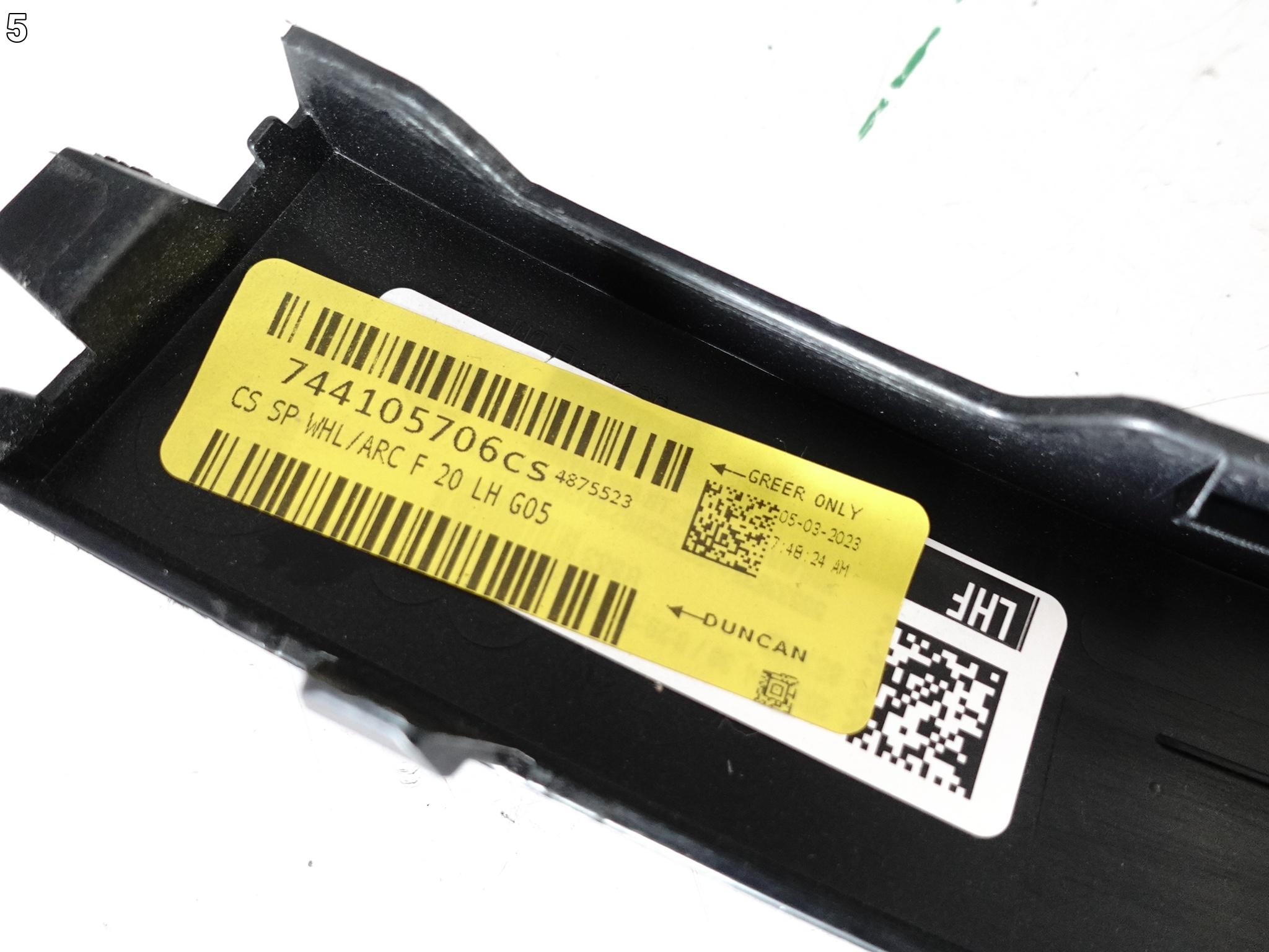 BMW X5 G05 18-22 LISTWA NAKŁADKA NA BŁOTNIK LEWA ZWYKŁA BASIS PRZÓD BMW X5 G05 18-22 LISTWA NAKŁADKA NA BŁOTNIK LEWA ZWYKŁA BASIS PRZÓD - obrazek 6