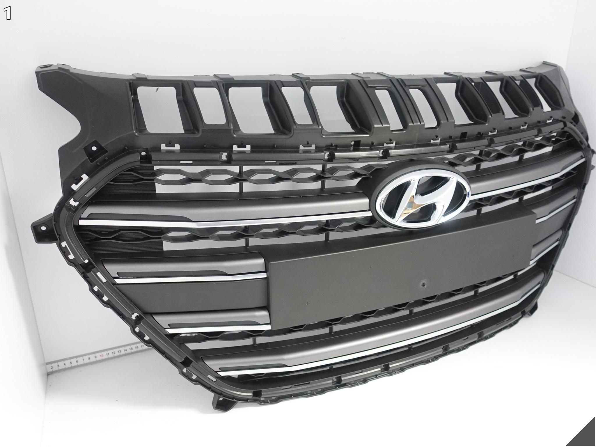 HYUNDAI I30 II 2 LIFT 14-17 GRILL ATRAPA KRATKA W ZDERZAK PRZÓD EMBLEMAT HYUNDAI I30 II 2 LIFT 14-17 GRILL ATRAPA KRATKA W ZDERZAK PRZÓD EMBLEMAT - obrazek 2