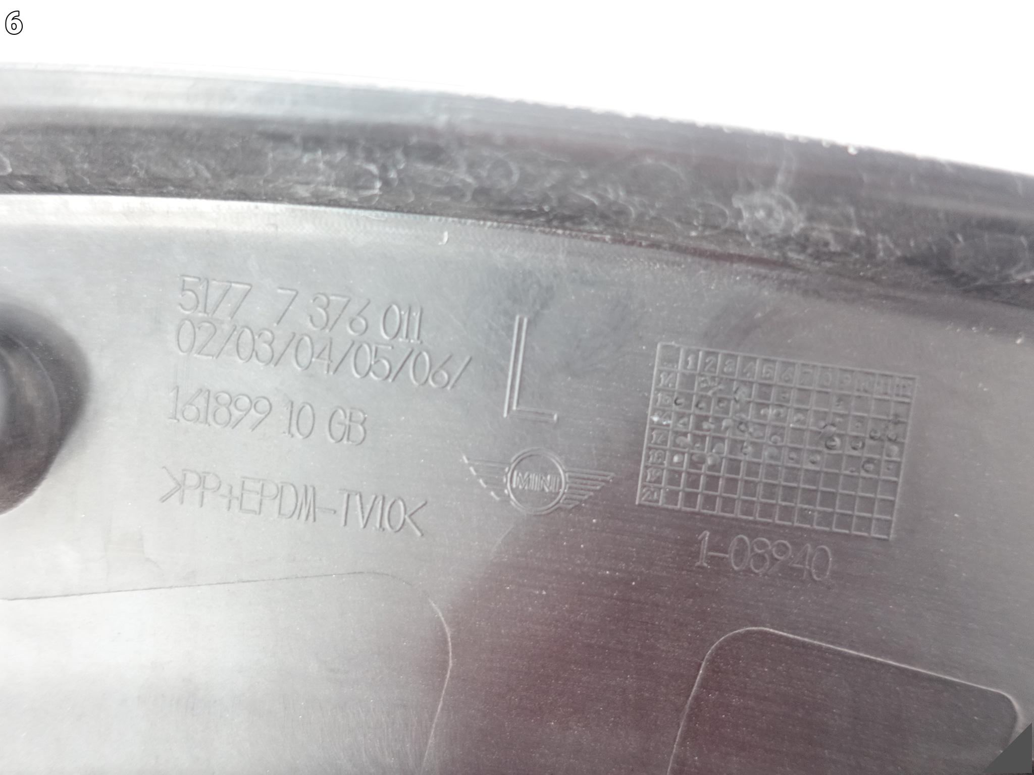 MINI COOPER F55 F56 F57 JCW 14- LISTWA NAKŁADKA NA BŁOTNIK LEWA PRZÓD MINI COOPER F55 F56 F57 JCW 14- LISTWA NAKŁADKA NA BŁOTNIK LEWA PRZÓD - obrazek 7