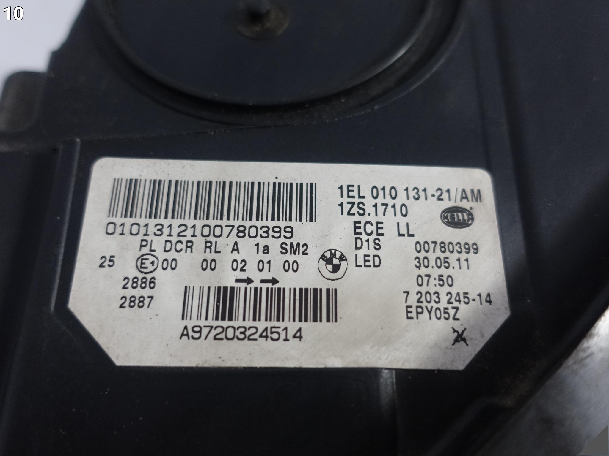 BMW 5 F10 F11 VFL 10-13 LAMPA XENON + LED NIESKRĘTNA LEWA PRZÓD EUROPA BMW 5 F10 F11 VFL 10-13 LAMPA XENON + LED NIESKRĘTNA LEWA PRZÓD EUROPA - obrazek 11