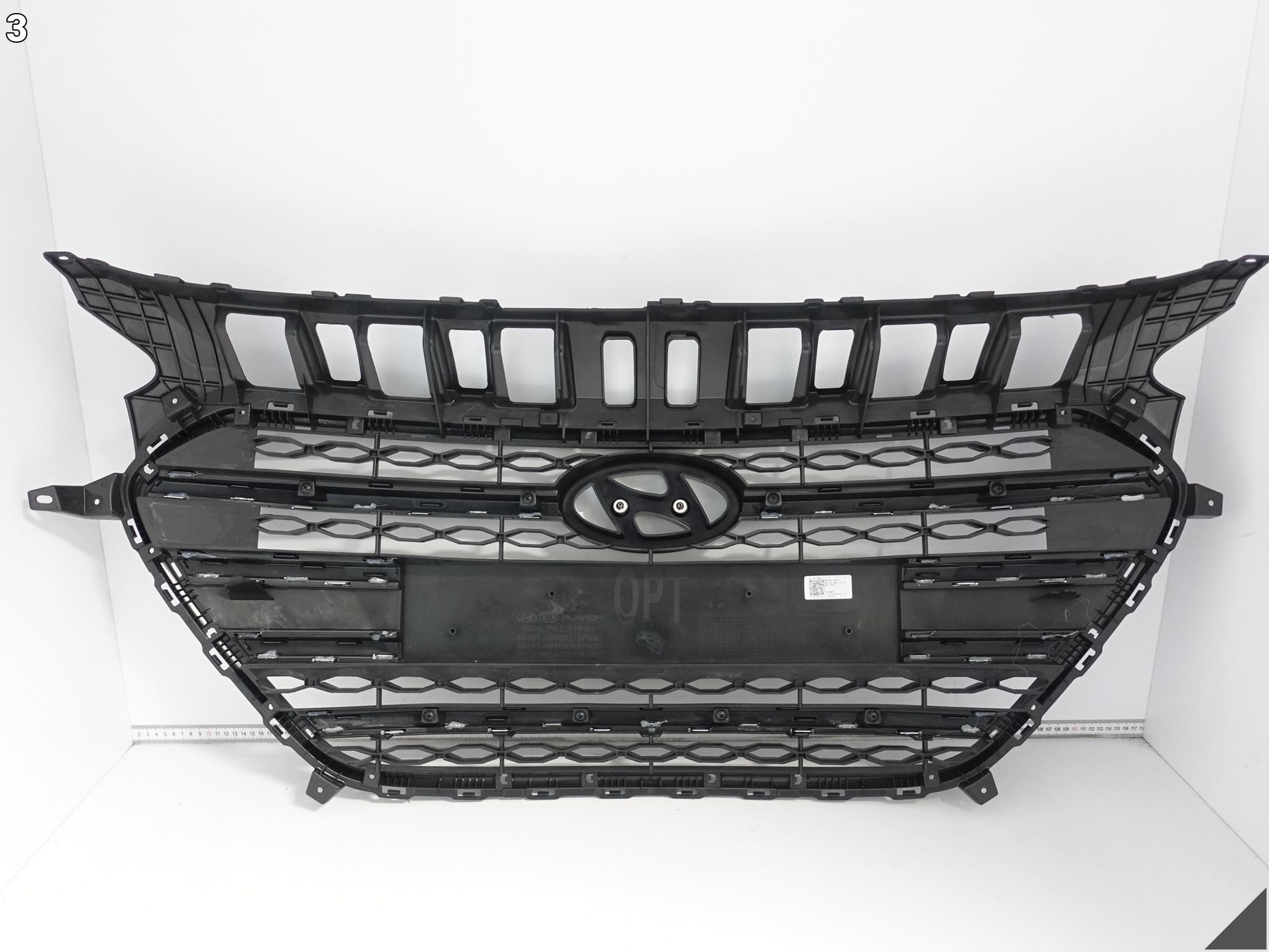 HYUNDAI I30 II 2 LIFT 14-17 GRILL ATRAPA KRATKA W ZDERZAK PRZÓD EMBLEMAT HYUNDAI I30 II 2 LIFT 14-17 GRILL ATRAPA KRATKA W ZDERZAK PRZÓD EMBLEMAT - obrazek 4