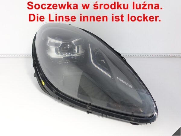 PORSCHE MACAN 95B LIFT 18-22 LAMPA FULL LED PDLS PRAWA PRZÓD EUROPA PORSCHE MACAN 95B LIFT 18-22 LAMPA FULL LED PDLS PRAWA PRZÓD EUROPA