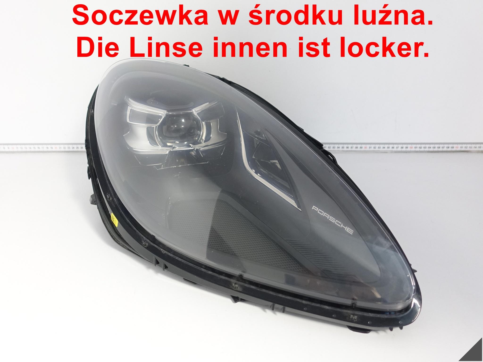 PORSCHE MACAN 95B LIFT 18-22 LAMPA FULL LED PDLS PRAWA PRZÓD EUROPA PORSCHE MACAN 95B LIFT 18-22 LAMPA FULL LED PDLS PRAWA PRZÓD EUROPA