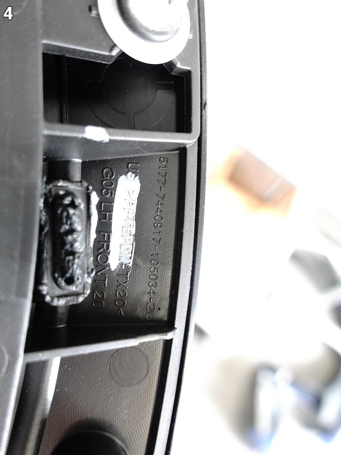 BMW X5 G05 18-22 LISTWA NAKŁADKA NA BŁOTNIK LEWA ZWYKŁA BASIS PRZÓD BMW X5 G05 18-22 LISTWA NAKŁADKA NA BŁOTNIK LEWA ZWYKŁA BASIS PRZÓD - obrazek 5