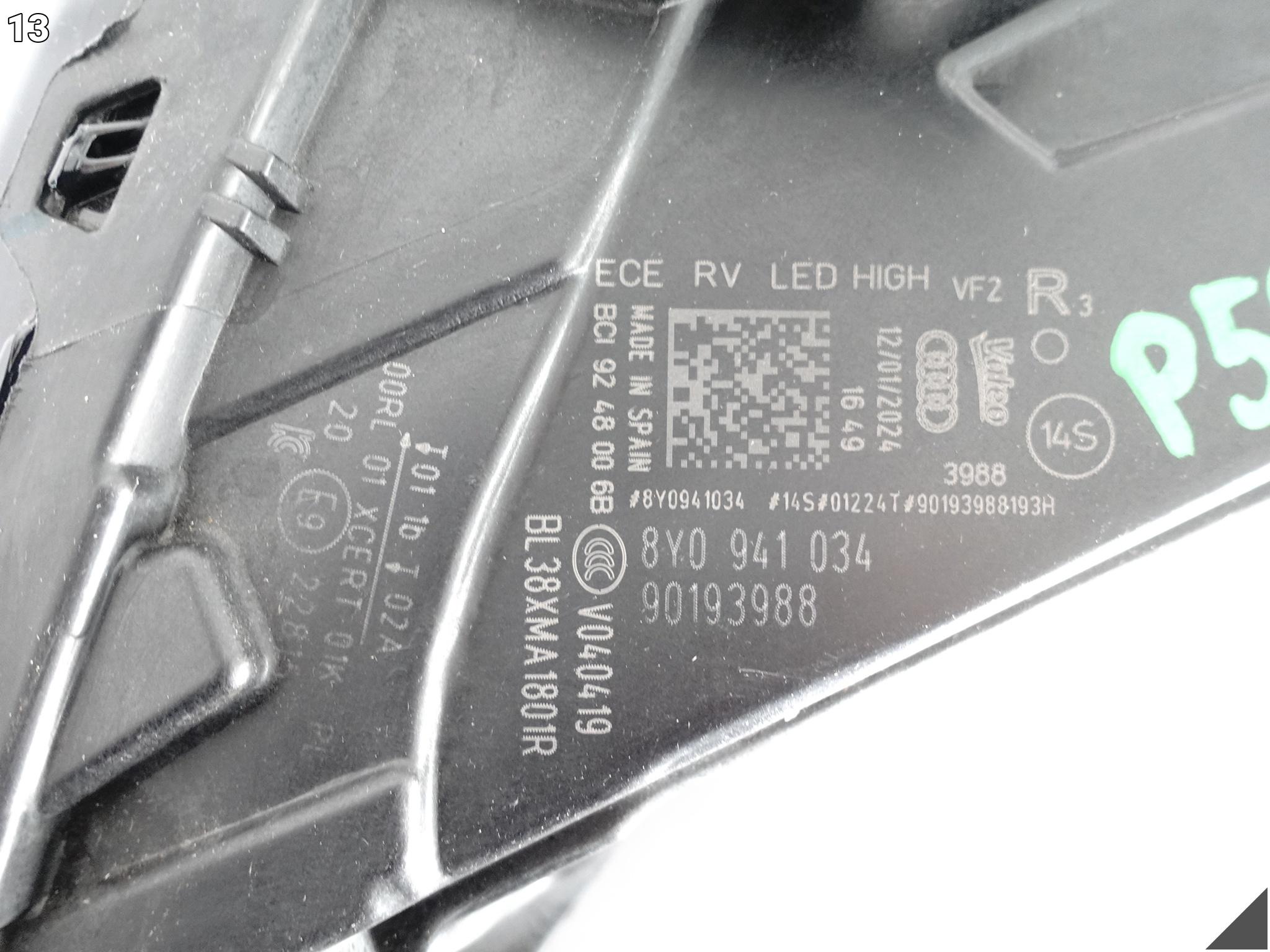 AUDI A3 S3 8Y0 20-23 LAMPA HIGH FULL LED PRAWA PRZÓD EUROPA *034* + MODUŁ AUDI A3 S3 8Y0 20-23 LAMPA HIGH FULL LED PRAWA PRZÓD EUROPA *034* + MODUŁ - obrazek 14