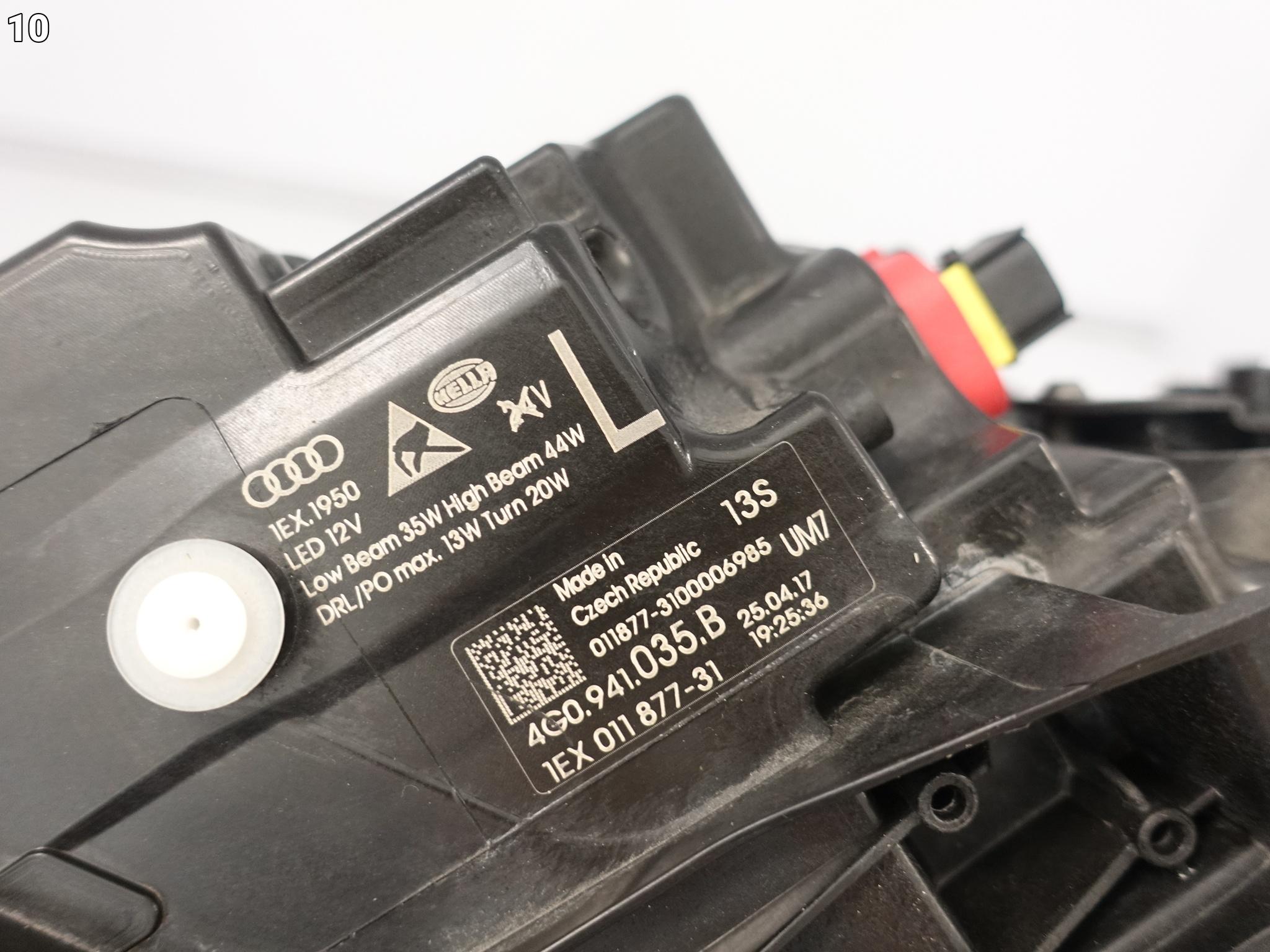 AUDI RS6 4G0 LIFT C7 14-18 MATRIX FULL LED LAMPA LEWA PRZÓD EUROPA *035B* AUDI RS6 4G0 LIFT C7 14-18 MATRIX FULL LED LAMPA LEWA PRZÓD EUROPA *035B* - obrazek 11