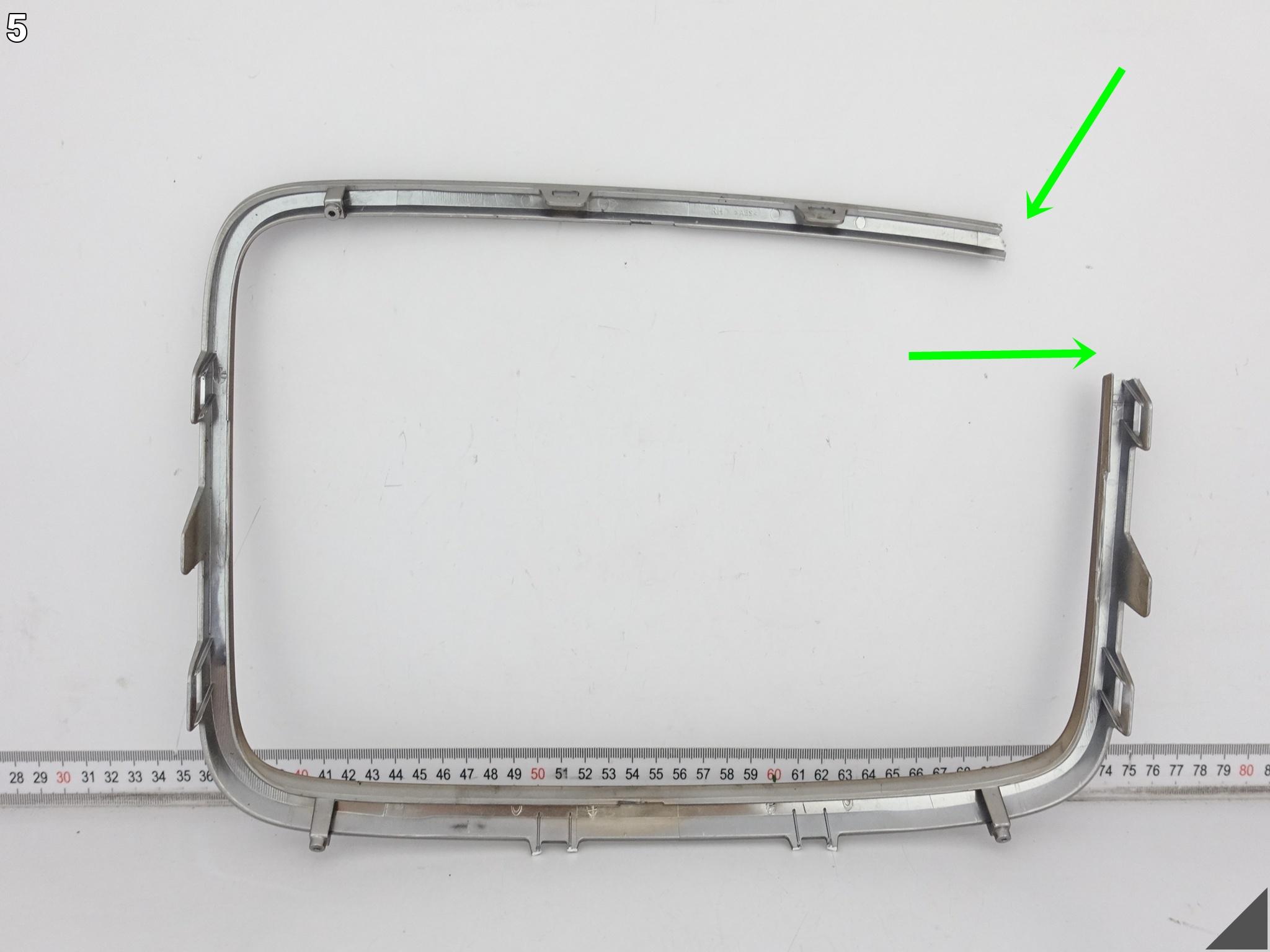 HYUNDAI STARIA 21- KRATKA RAMKA LISTWA OBUDOWA OBWÓDKA LAMPA PRAWA PRZÓD HYUNDAI STARIA 21- KRATKA RAMKA LISTWA OBUDOWA OBWÓDKA LAMPA PRAWA PRZÓD - obrazek 6