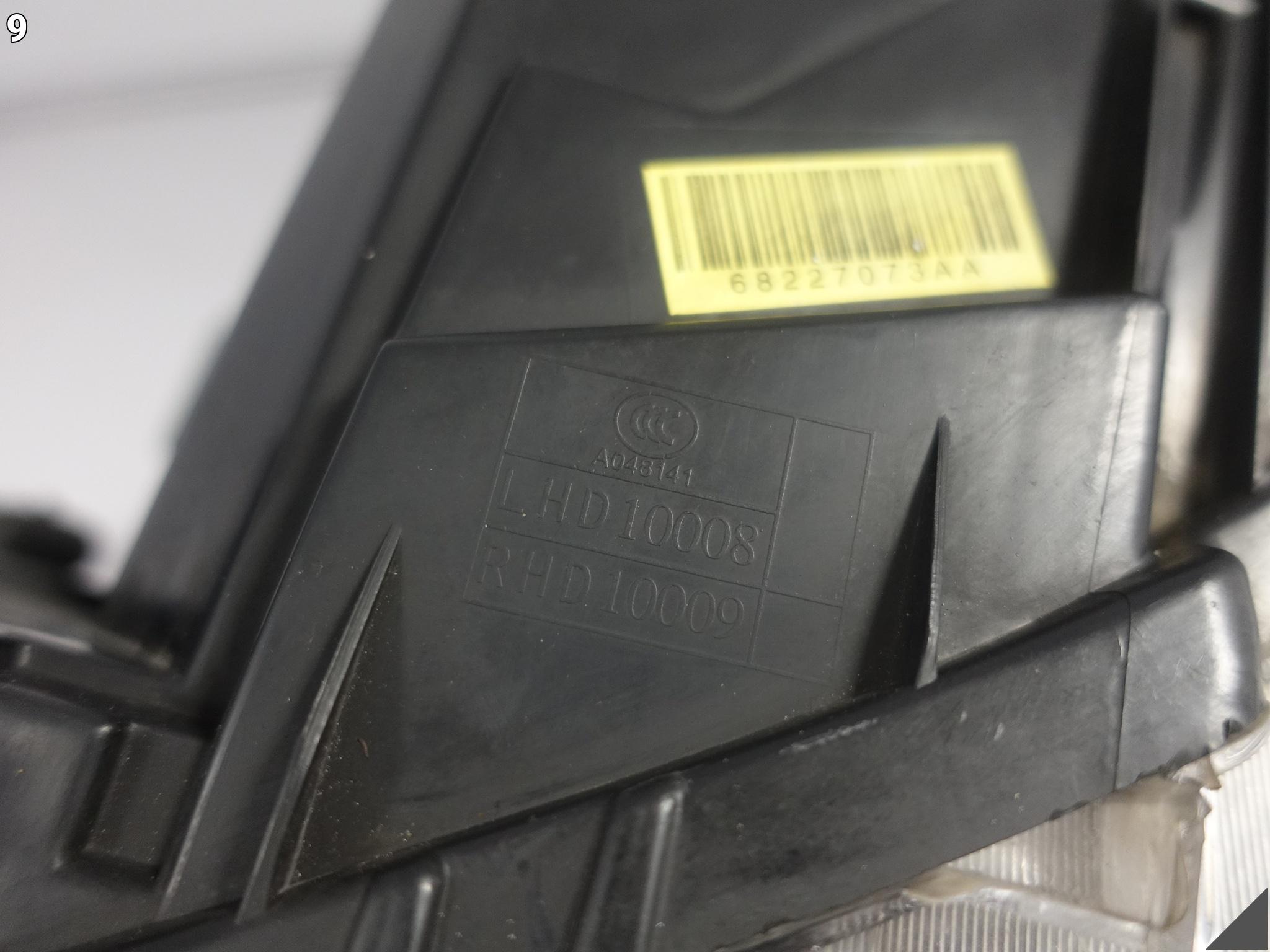 FIAT FREEMONT DODGE JOURNEY LAMPA ZWYKŁA HALOGEN LEWA PRZÓD EUROPA CZARNA FIAT FREEMONT DODGE JOURNEY LAMPA ZWYKŁA HALOGEN LEWA PRZÓD EUROPA CZARNA - obrazek 10