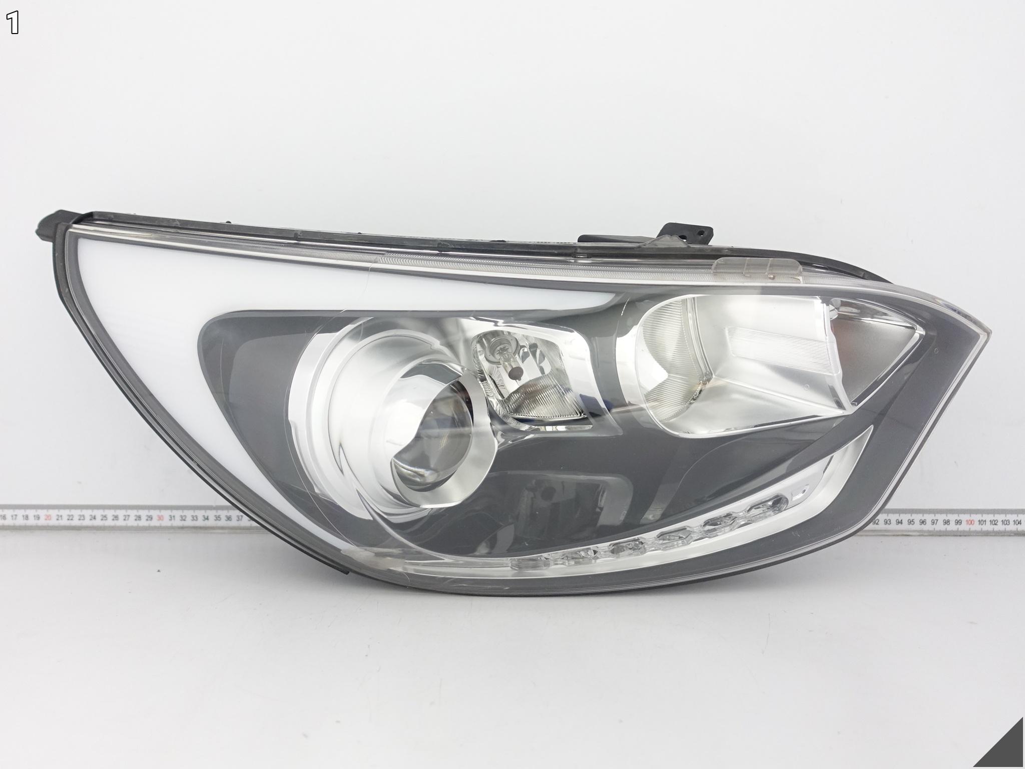 KIA RIO III 3 11-17 LAMPA ZWYKŁA HALOGEN + LED SOCZEWKA PRAWA PRZÓD EUROPA KIA RIO III 3 11-17 LAMPA ZWYKŁA HALOGEN + LED SOCZEWKA PRAWA PRZÓD EUROPA - obrazek 2