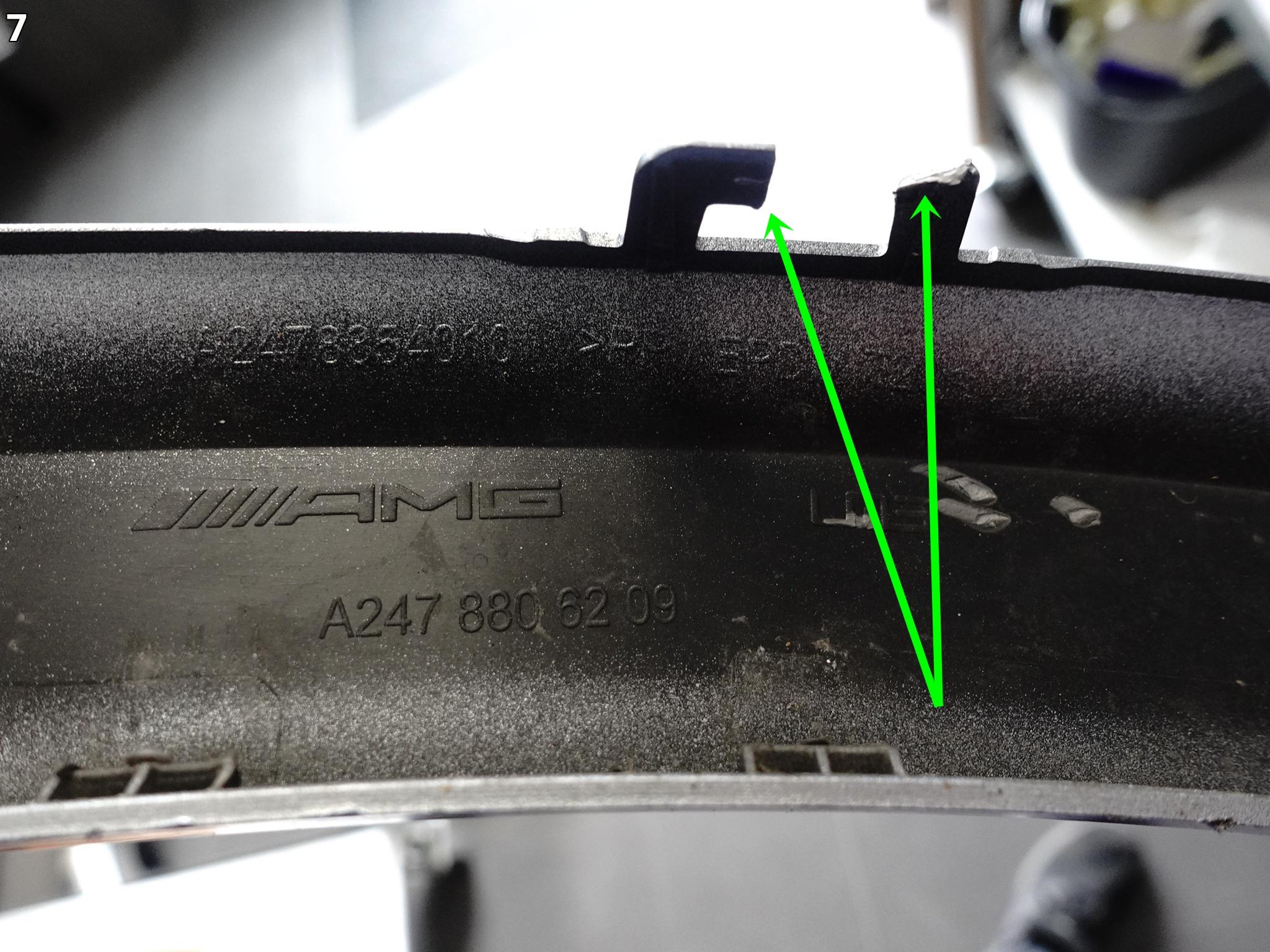 MERCEDES GLA II H247 AMG 20- LISTWA NAKŁADKA NA BŁOTNIK LEWA TYŁ MERCEDES GLA II H247 AMG 20- LISTWA NAKŁADKA NA BŁOTNIK LEWA TYŁ - obrazek 8
