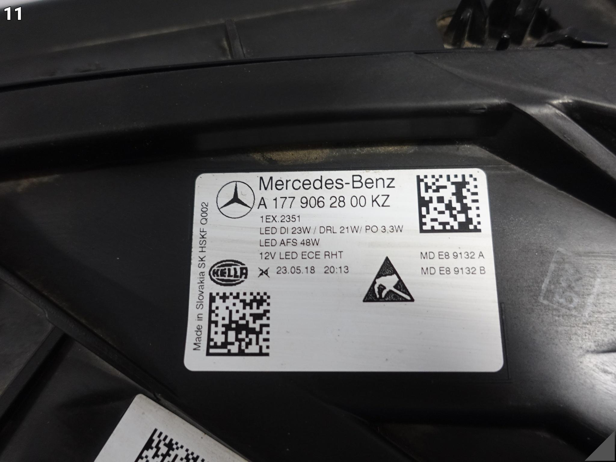 MERCEDES A-KLASA W177 18-23 LAMPA FULL LED HIGH PERFORMANCE PRAWA PRZÓD EU MERCEDES A-KLASA W177 18-23 LAMPA FULL LED HIGH PERFORMANCE PRAWA PRZÓD EU - obrazek 12