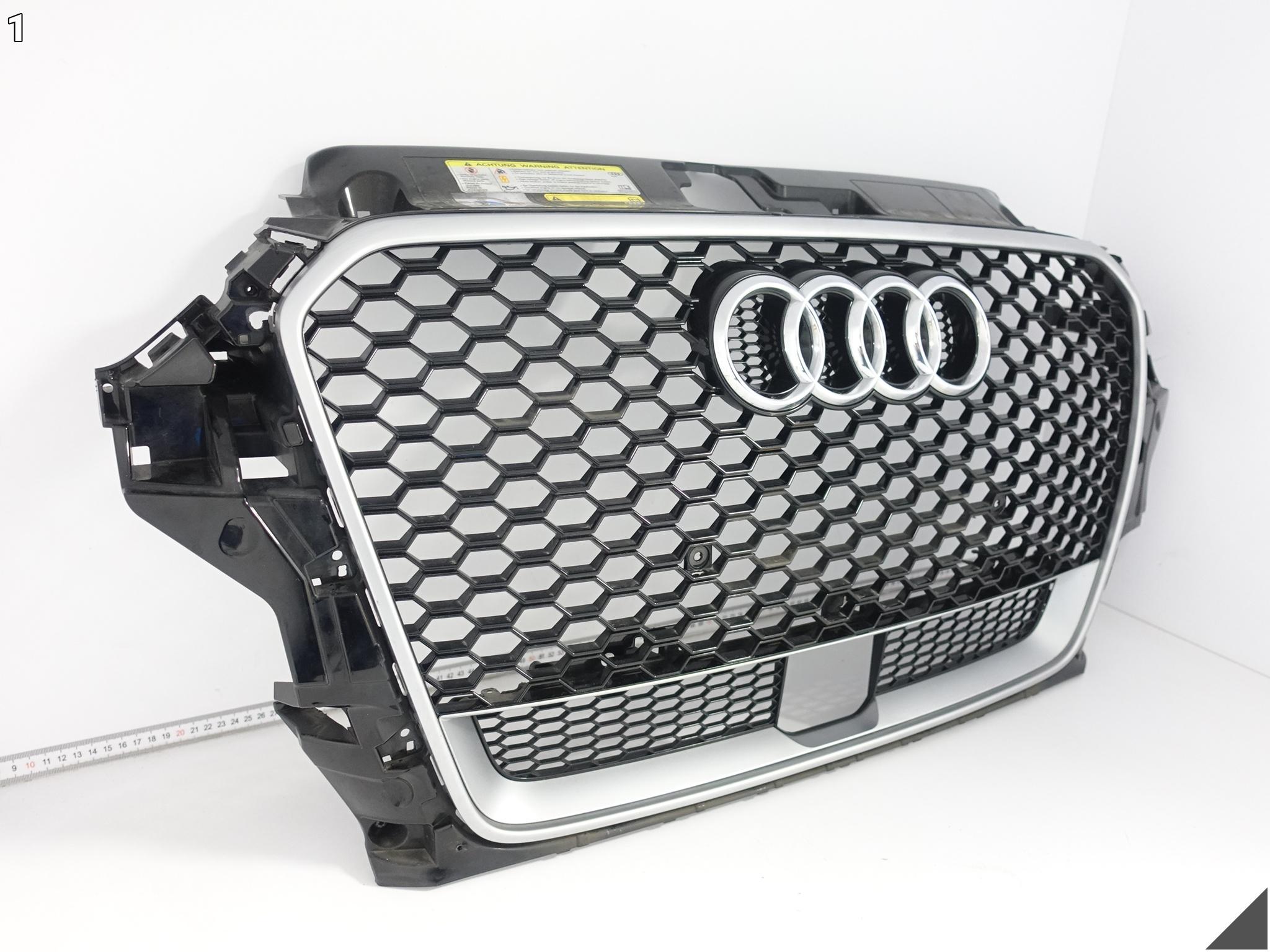 AUDI RS3 8V4 SPORTBACK 14-16 GRILL ATRAPA W ZDERZAK PRZÓD * RADAR / ACC * AUDI RS3 8V4 SPORTBACK 14-16 GRILL ATRAPA W ZDERZAK PRZÓD * RADAR / ACC * - obrazek 2
