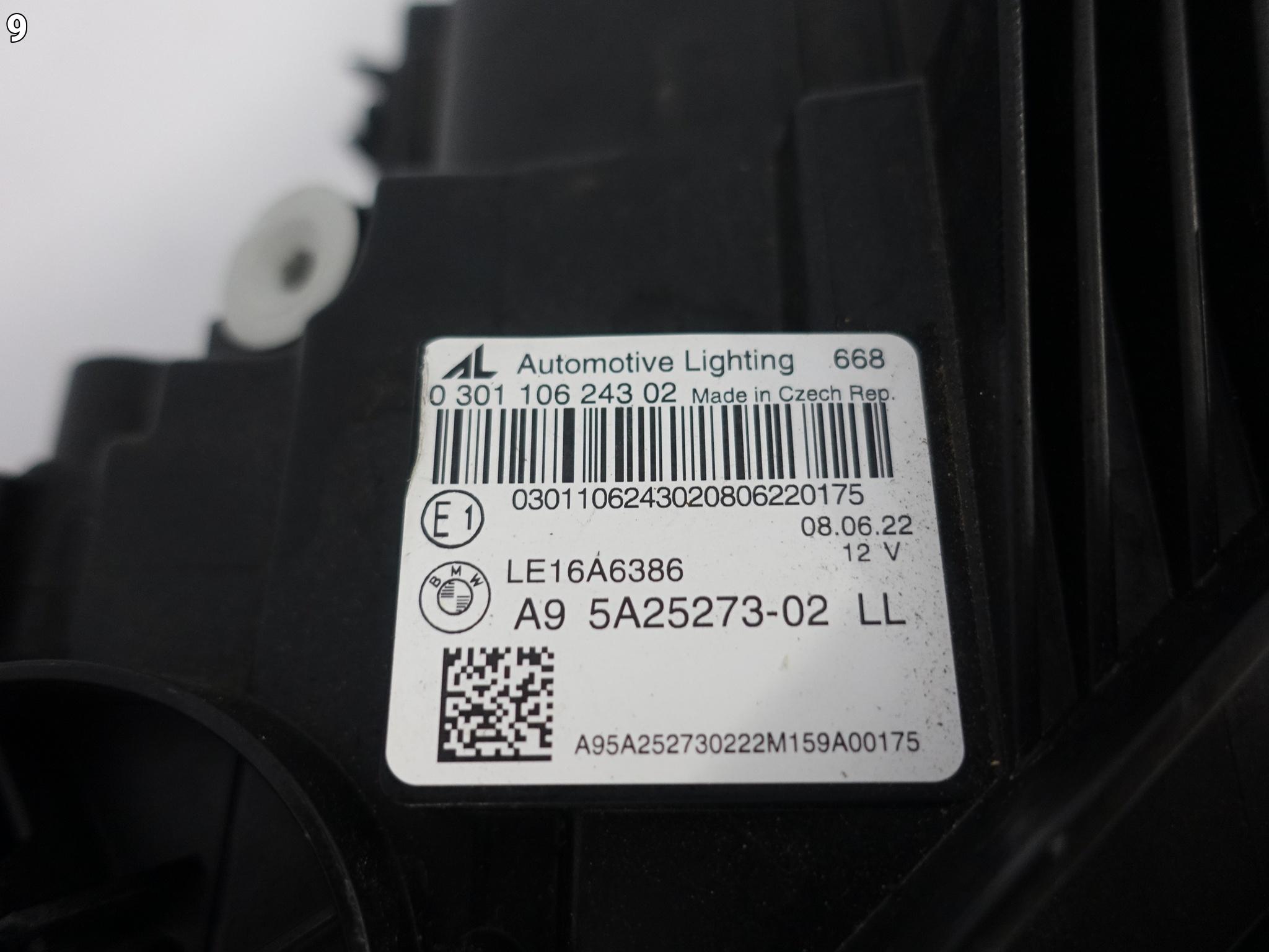BMW 3 G20 G21 18-22 LASER LAMPA LEWA PRZÓD EUROPA BLACK SHADOW BMW 3 G20 G21 18-22 LASER LAMPA LEWA PRZÓD EUROPA BLACK SHADOW - obrazek 10