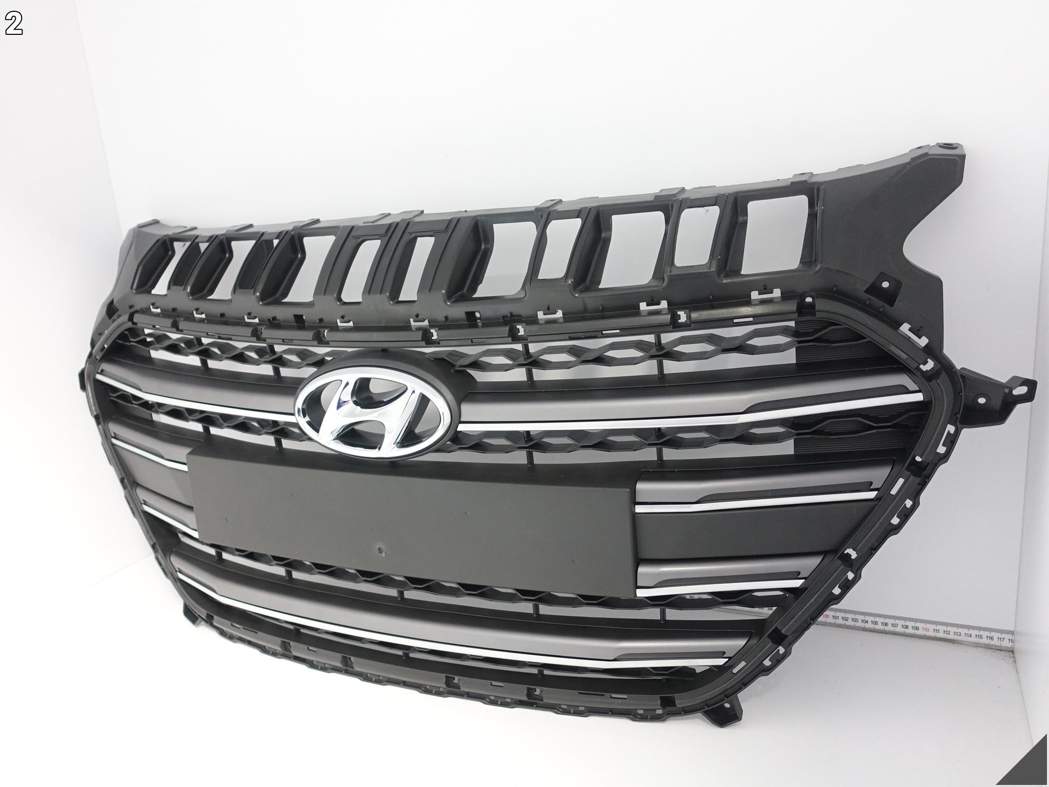 HYUNDAI I30 II 2 LIFT 14-17 GRILL ATRAPA KRATKA W ZDERZAK PRZÓD EMBLEMAT HYUNDAI I30 II 2 LIFT 14-17 GRILL ATRAPA KRATKA W ZDERZAK PRZÓD EMBLEMAT - obrazek 3