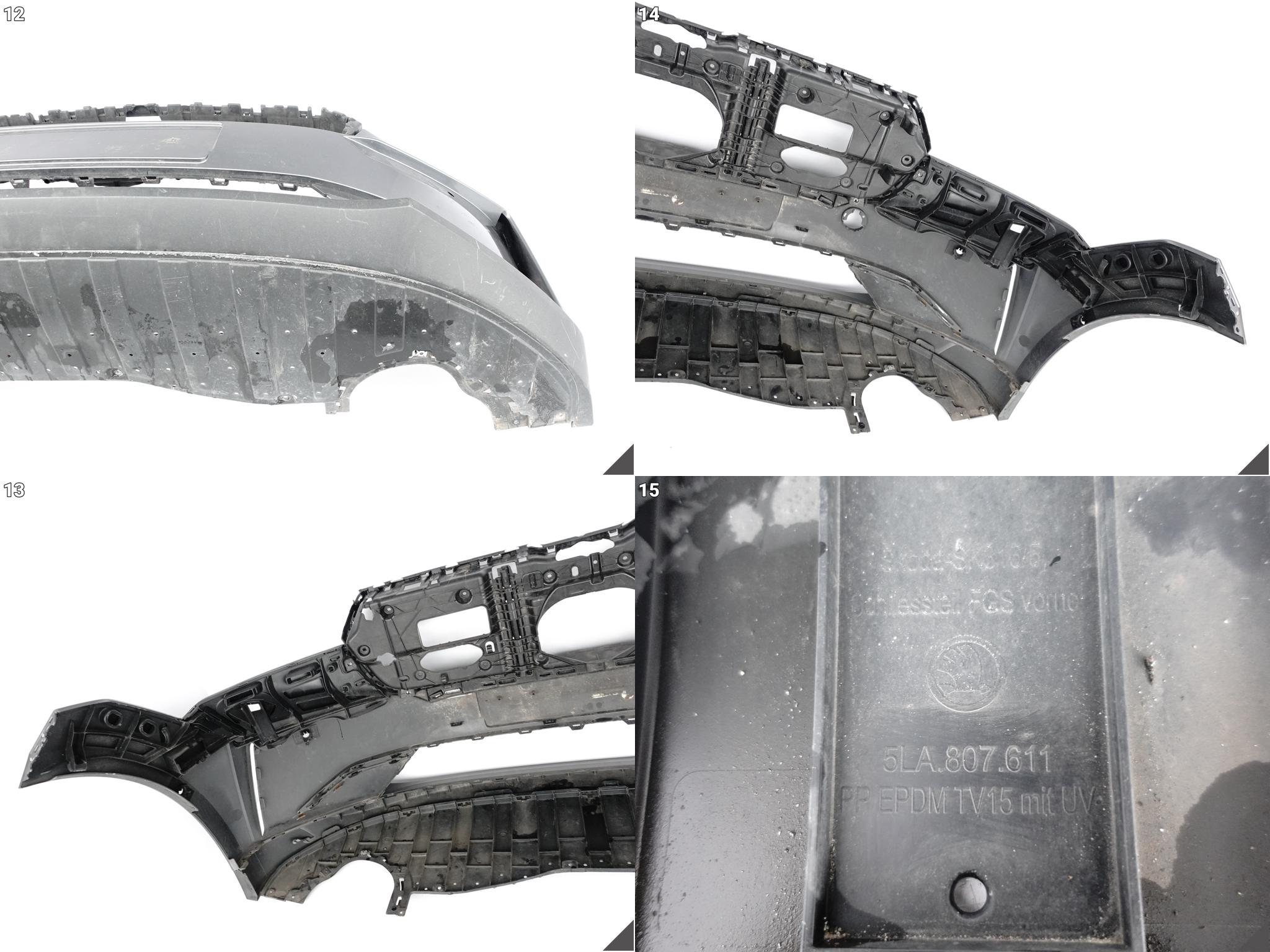 SKODA ENYAQ iV 5LA ELECTRIC 20- ZDERZAK + ŚLIZGI + GRILL + SPOILER PRZÓD SKODA ENYAQ iV 5LA ELECTRIC 20- ZDERZAK + ŚLIZGI + GRILL + SPOILER PRZÓD - obrazek 13