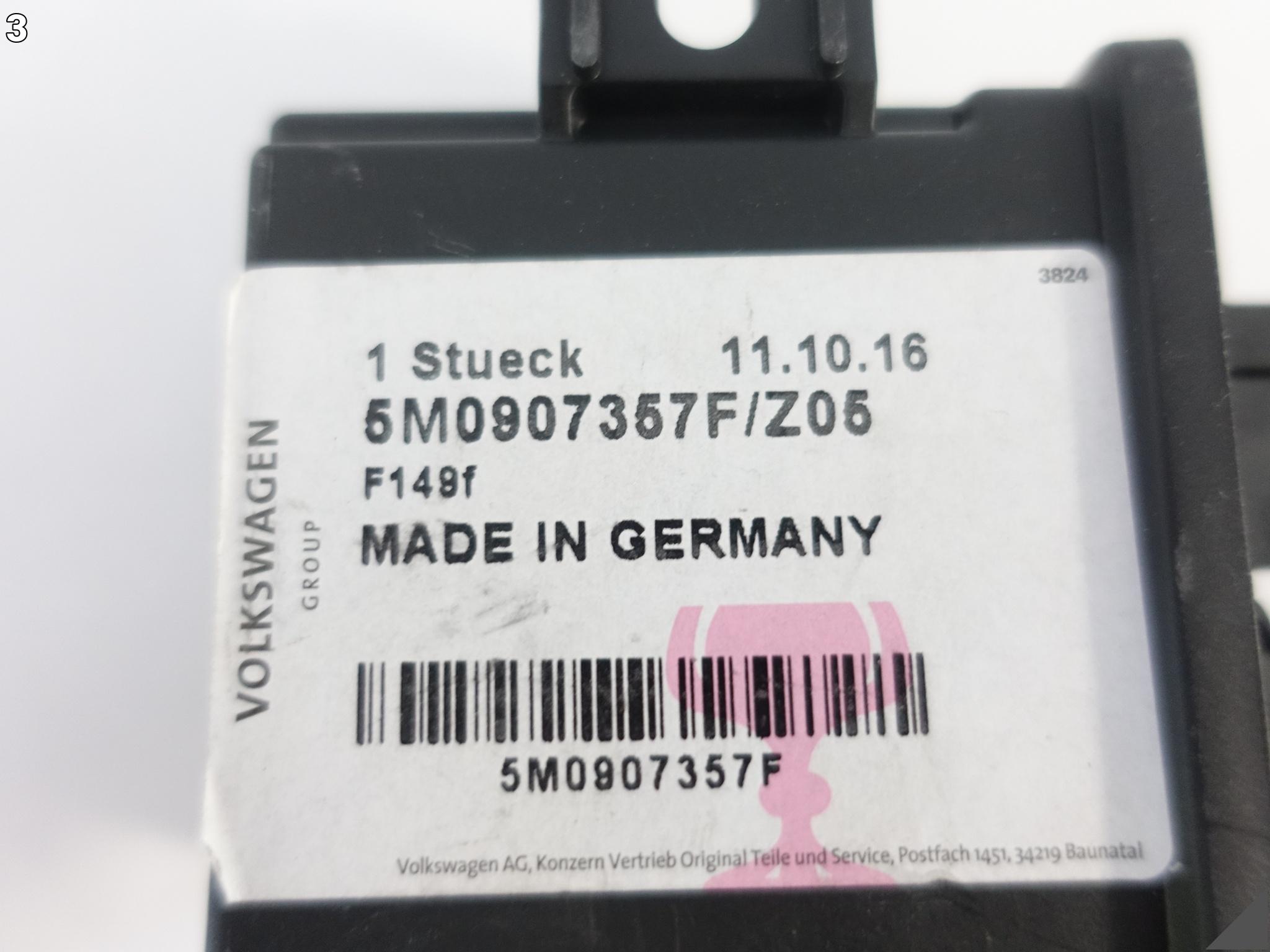 VW SKODA SEAT AUDI STEROWNIK ŚWIATEŁ DOŚWIETLANIA ZAKRĘTOW AFS 5M0907357F VW SKODA SEAT AUDI STEROWNIK ŚWIATEŁ DOŚWIETLANIA ZAKRĘTOW AFS 5M0907357F - obrazek 4