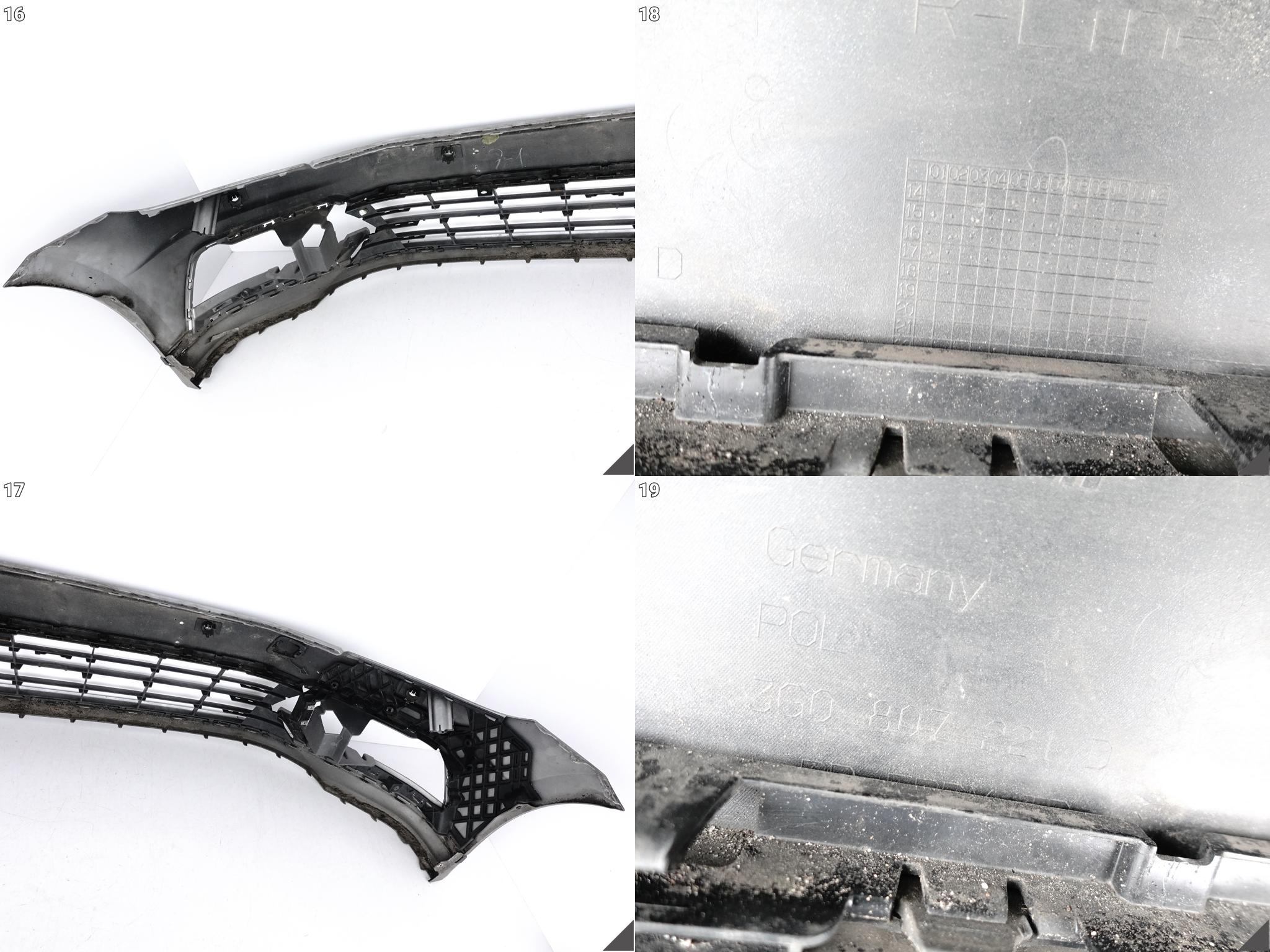 VW PASSAT B8 3G0 R-LINE 14-19 ZDERZAK + CHROM LISTWA + ŚLIZG + KRATKA PRZÓD VW PASSAT B8 3G0 R-LINE 14-19 ZDERZAK + CHROM LISTWA + ŚLIZG + KRATKA PRZÓD - obrazek 14
