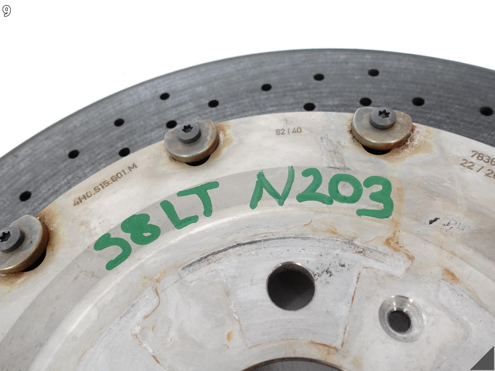 AUDI S8 PLUS A8 4H0 D4 15-17 TARCZA CERAMICZNA LEWA TYŁ 370x30MM 92KM AUDI S8 PLUS A8 4H0 D4 15-17 TARCZA CERAMICZNA LEWA TYŁ 370x30MM 92KM - obrazek 10