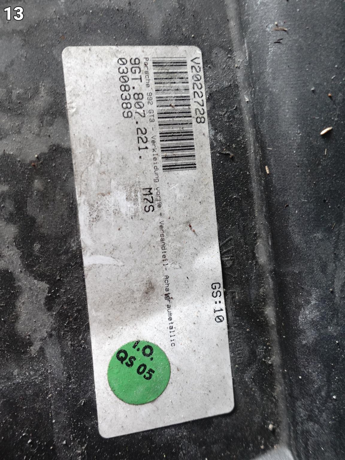 PORSCHE 911 992 GT3 21- ZDERZAK BUMPER PRZÓD 9GT807221 PORSCHE 911 992 GT3 21- ZDERZAK BUMPER PRZÓD 9GT807221 - obrazek 14