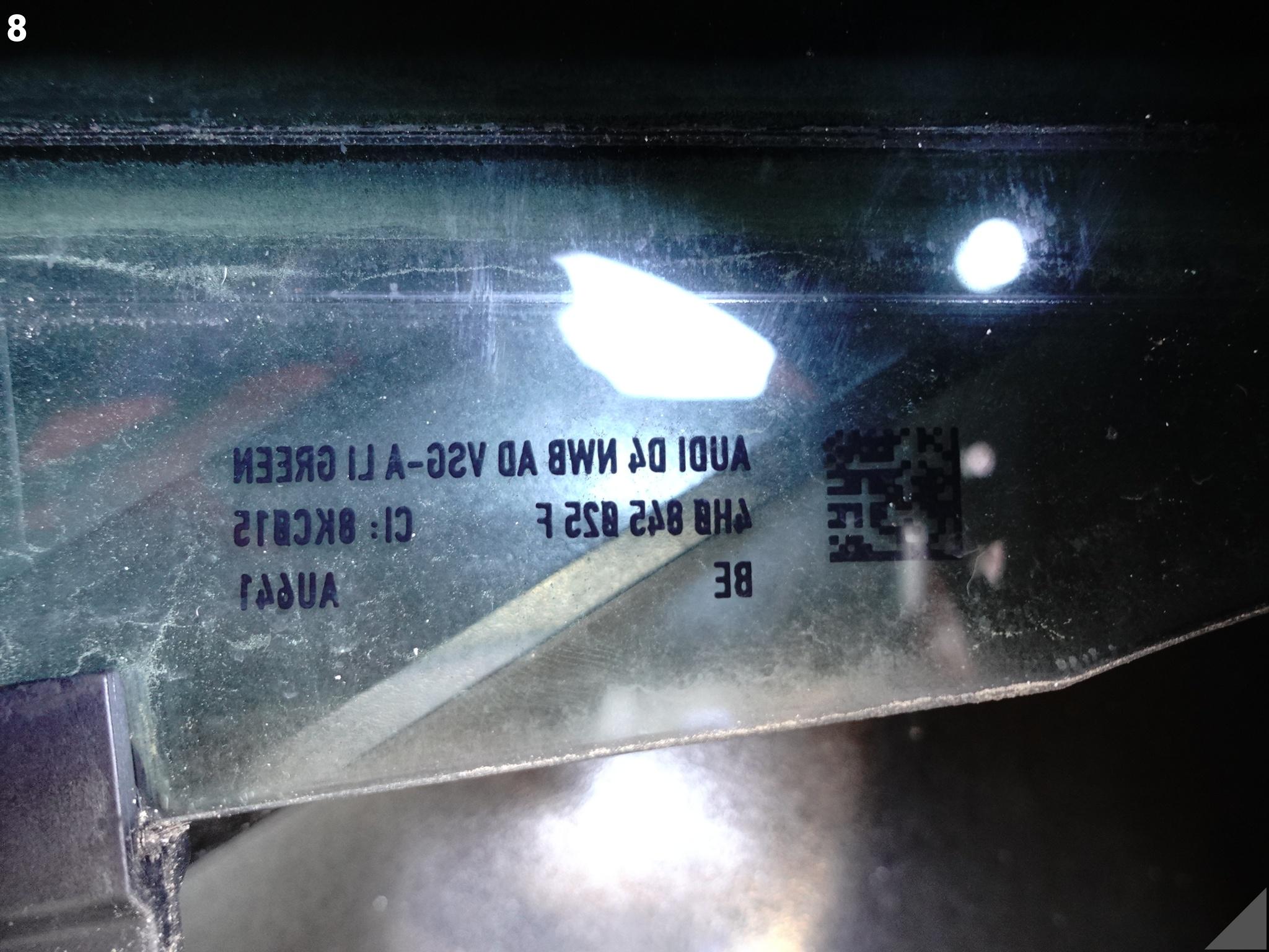 AUDI S8 A8 D4 4H0 LIFT 09-17 DRZWI LEWE TYŁ SZYBA WIĄZKA DEMONTAŻ KOLOR Y9T AUDI S8 A8 D4 4H0 LIFT 09-17 DRZWI LEWE TYŁ SZYBA WIĄZKA DEMONTAŻ KOLOR Y9T - obrazek 9
