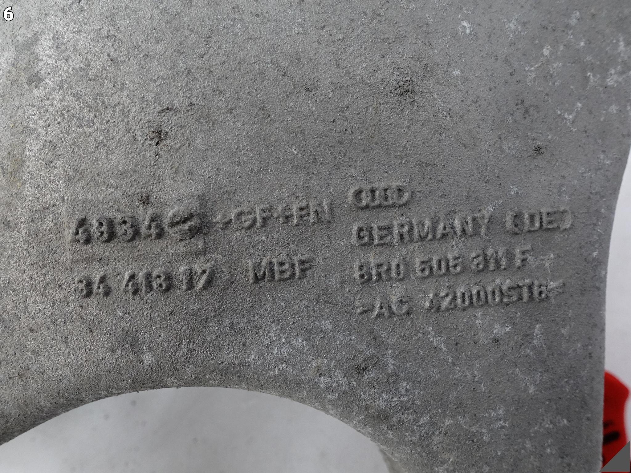 AUDI S8 PLUS A8 4H0 D4 13-17 ZAWIESZENIE ZWROTNICA WAHACZE LEWA TYŁ 92 KM AUDI S8 PLUS A8 4H0 D4 13-17 ZAWIESZENIE ZWROTNICA WAHACZE LEWA TYŁ 92 KM - obrazek 7