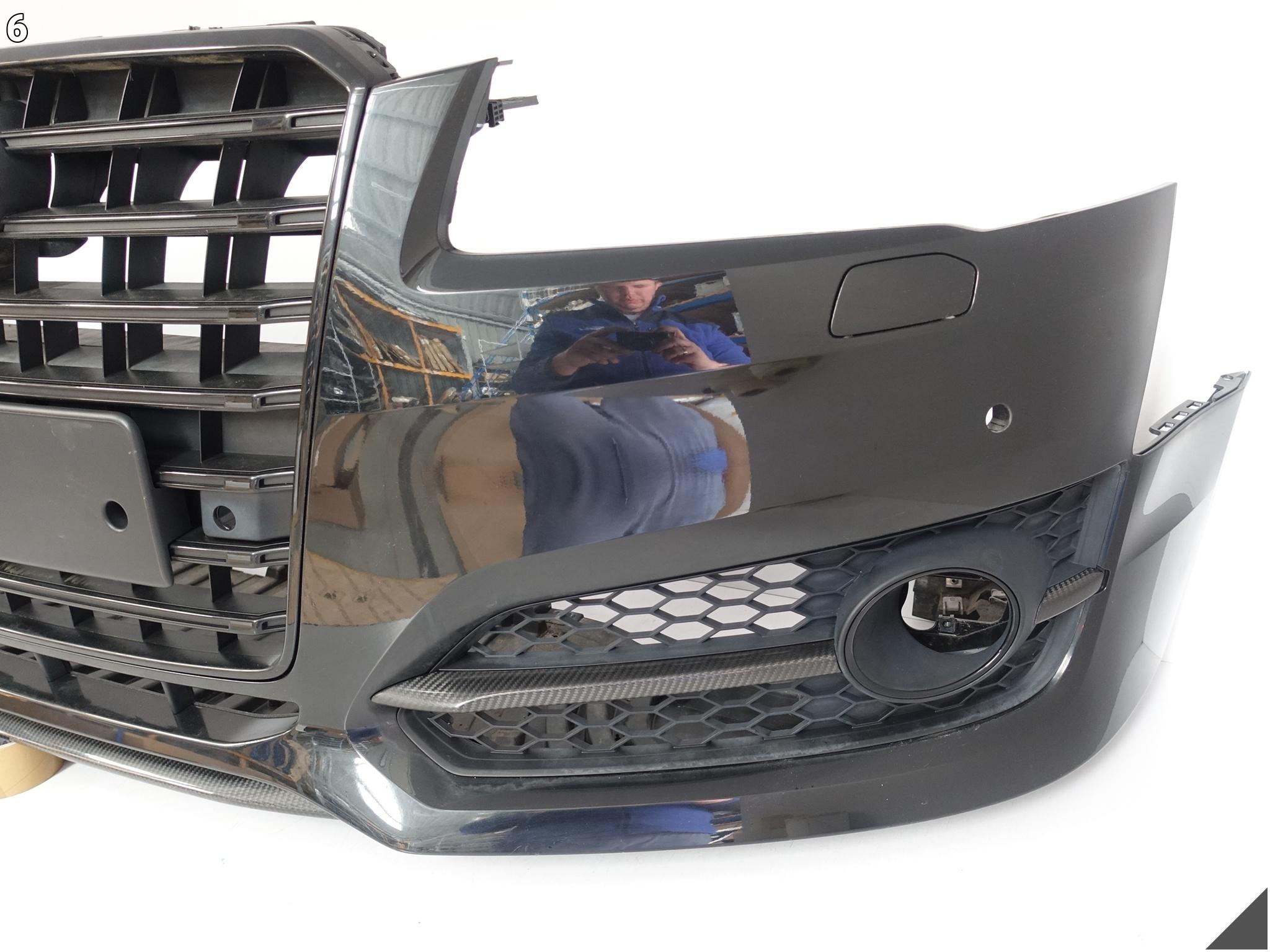 AUDI S8 PLUS 4H0 D4 15-17 ZDERZAK GRILL SPOILER CARBON PRZÓD DEMONTAŻ Y9T AUDI S8 PLUS 4H0 D4 15-17 ZDERZAK GRILL SPOILER CARBON PRZÓD DEMONTAŻ Y9T - obrazek 7