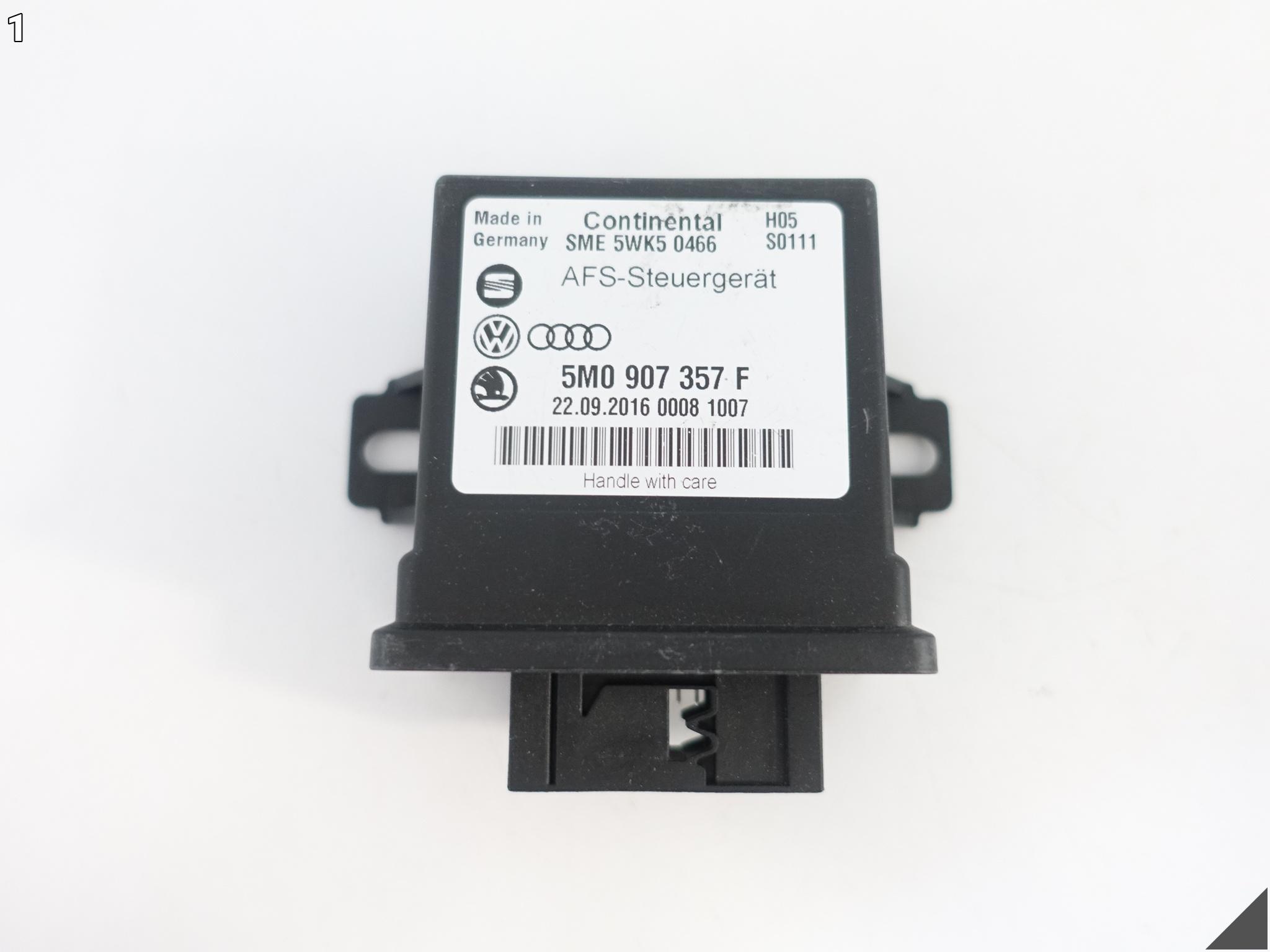 VW SKODA SEAT AUDI STEROWNIK ŚWIATEŁ DOŚWIETLANIA ZAKRĘTOW AFS 5M0907357F VW SKODA SEAT AUDI STEROWNIK ŚWIATEŁ DOŚWIETLANIA ZAKRĘTOW AFS 5M0907357F - obrazek 2