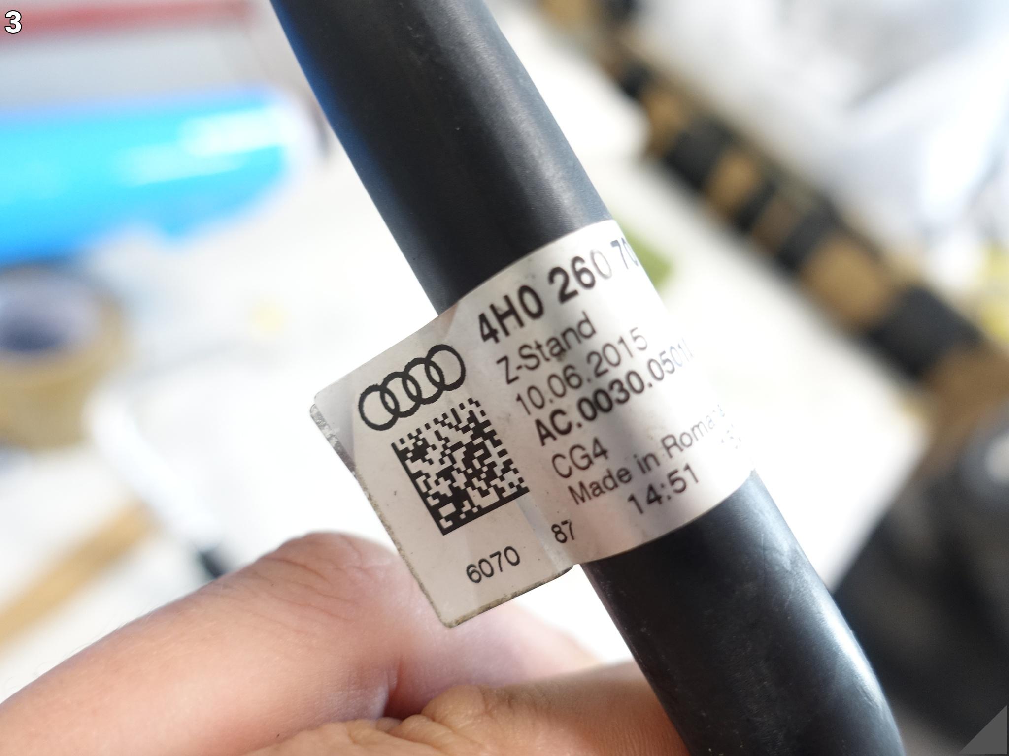 AUDI S8 A8 4H0 D4 LIFT 15-17 RURKA WĄŻ PRZEWÓD KLIMATYZACJI 4.0 TFSI 92 KM AUDI S8 A8 4H0 D4 LIFT 15-17 RURKA WĄŻ PRZEWÓD KLIMATYZACJI 4.0 TFSI 92 KM - obrazek 4