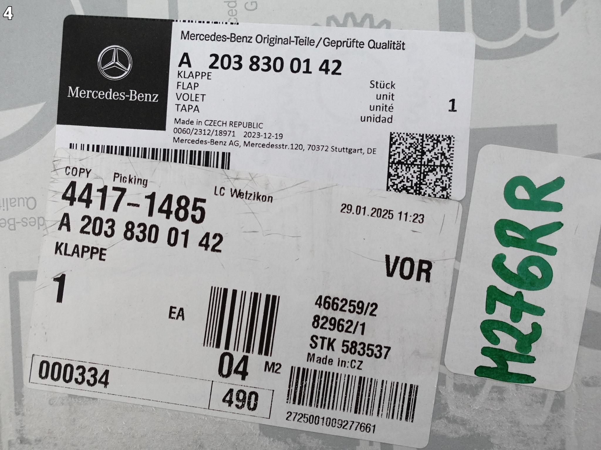 MERCEDES C-KLASA W203 SLK R171 CLK C209 KRATKA WENTYLACYJNA BŁOTNIK TYŁ L MERCEDES C-KLASA W203 SLK R171 CLK C209 KRATKA WENTYLACYJNA BŁOTNIK TYŁ L - obrazek 5