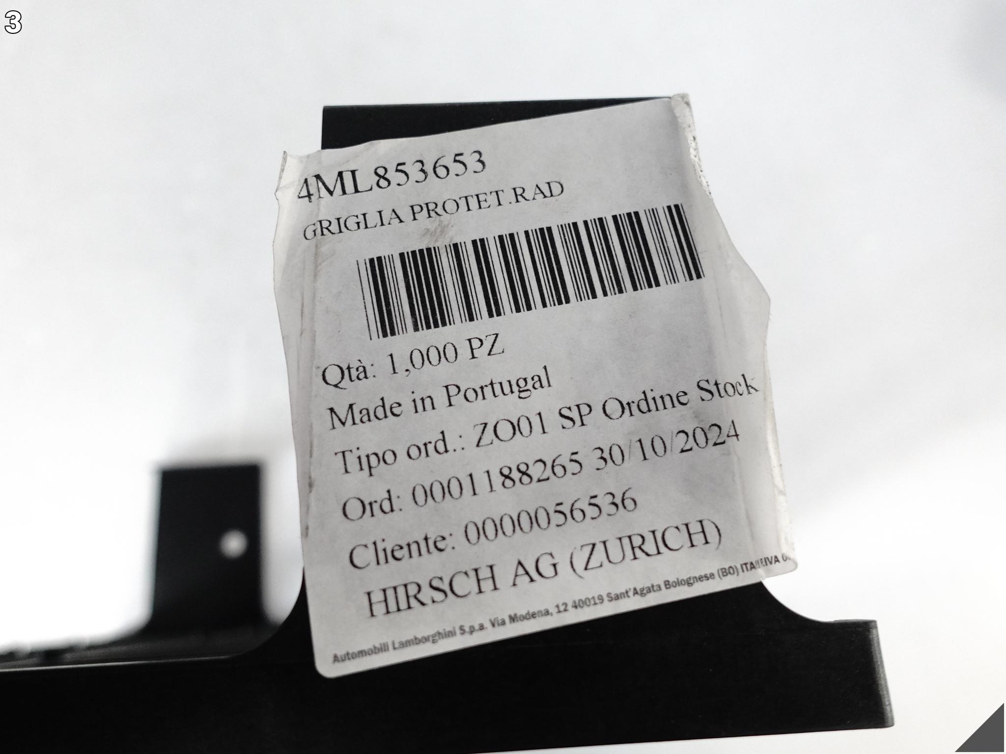 LAMBORGHINI URUS 4ML 18- RAMKA KRATKA DODATKOWEJ CHŁODNICY LEWA PRZÓD LAMBORGHINI URUS 4ML 18- RAMKA KRATKA DODATKOWEJ CHŁODNICY LEWA PRZÓD - obrazek 4