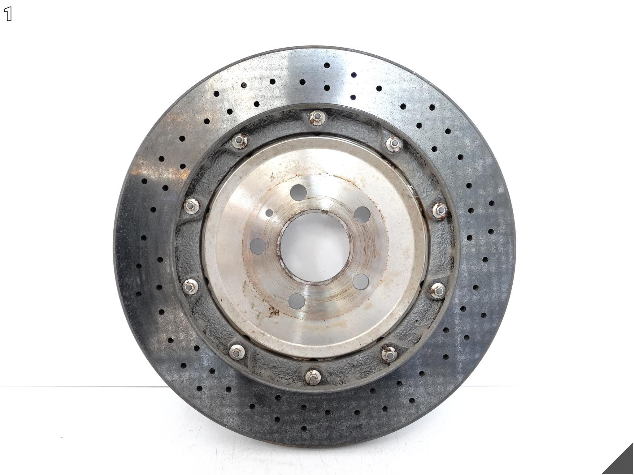 AUDI S8 PLUS A8 4H0 D4 15-17 TARCZA CERAMICZNA LEWA TYŁ 370x30MM 92KM AUDI S8 PLUS A8 4H0 D4 15-17 TARCZA CERAMICZNA LEWA TYŁ 370x30MM 92KM - obrazek 2