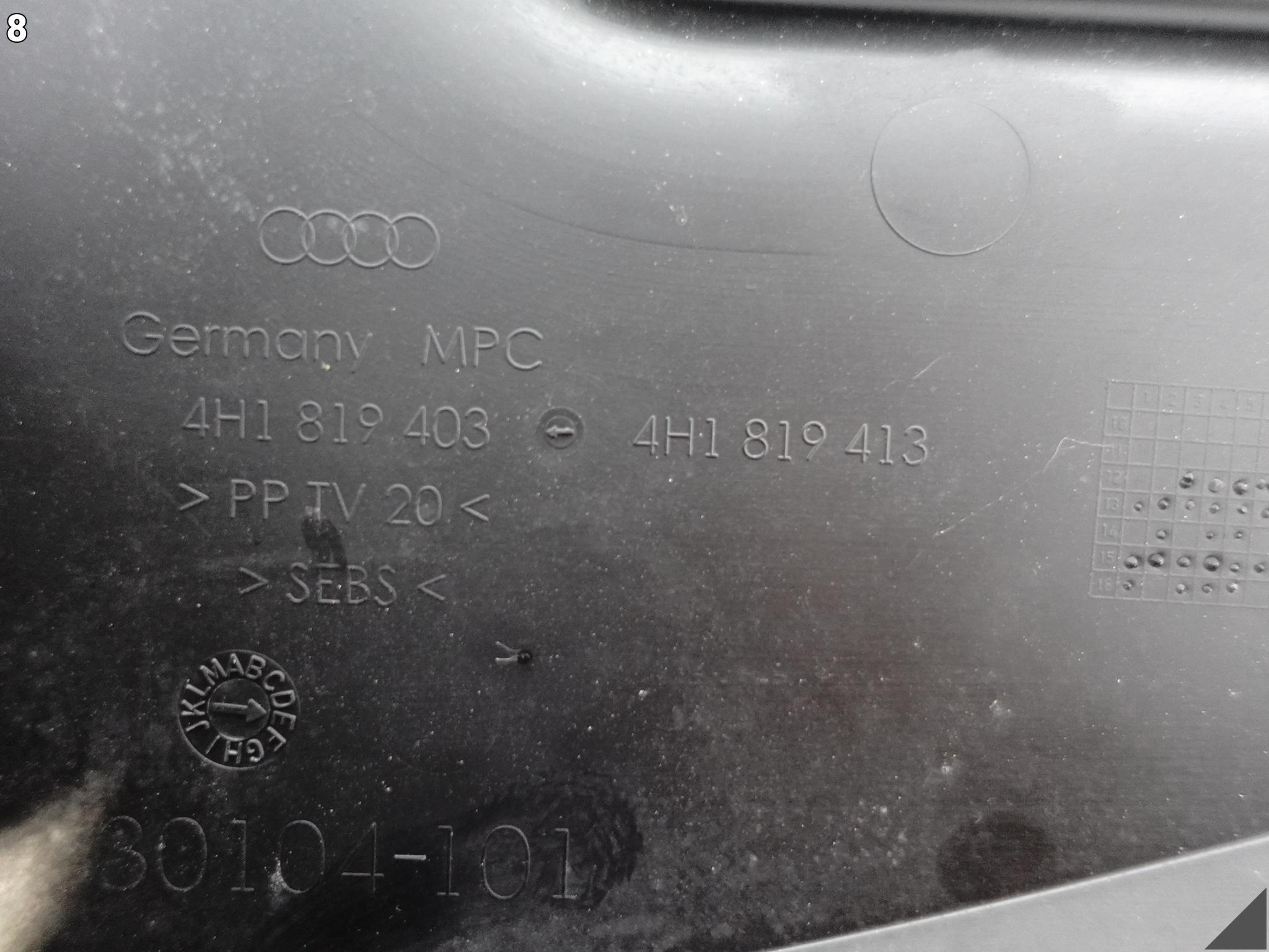 AUDI S8 A8 4H0 D4 LIFT 09-17 PODSZYBIE OSŁONA MASKOWNICA 4.0 TFSI AUDI S8 A8 4H0 D4 LIFT 09-17 PODSZYBIE OSŁONA MASKOWNICA 4.0 TFSI - obrazek 9
