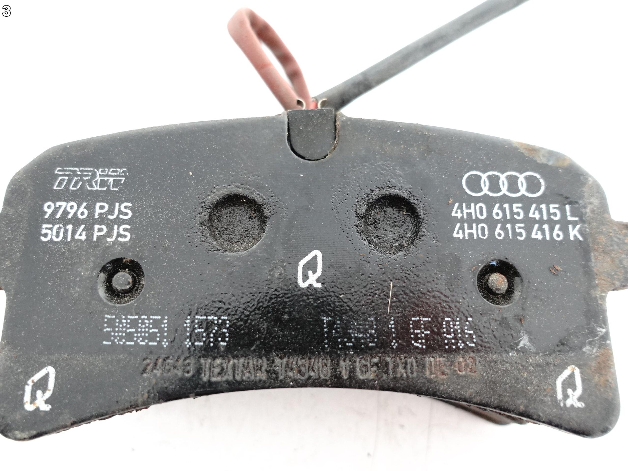 AUDI S8 4H0 D4 RS7 4G8 RS6 4G0 13-18 KLOCKI HAMULCOWE CERAMICZNE TYŁ 92KM AUDI S8 4H0 D4 RS7 4G8 RS6 4G0 13-18 KLOCKI HAMULCOWE CERAMICZNE TYŁ 92KM - obrazek 4