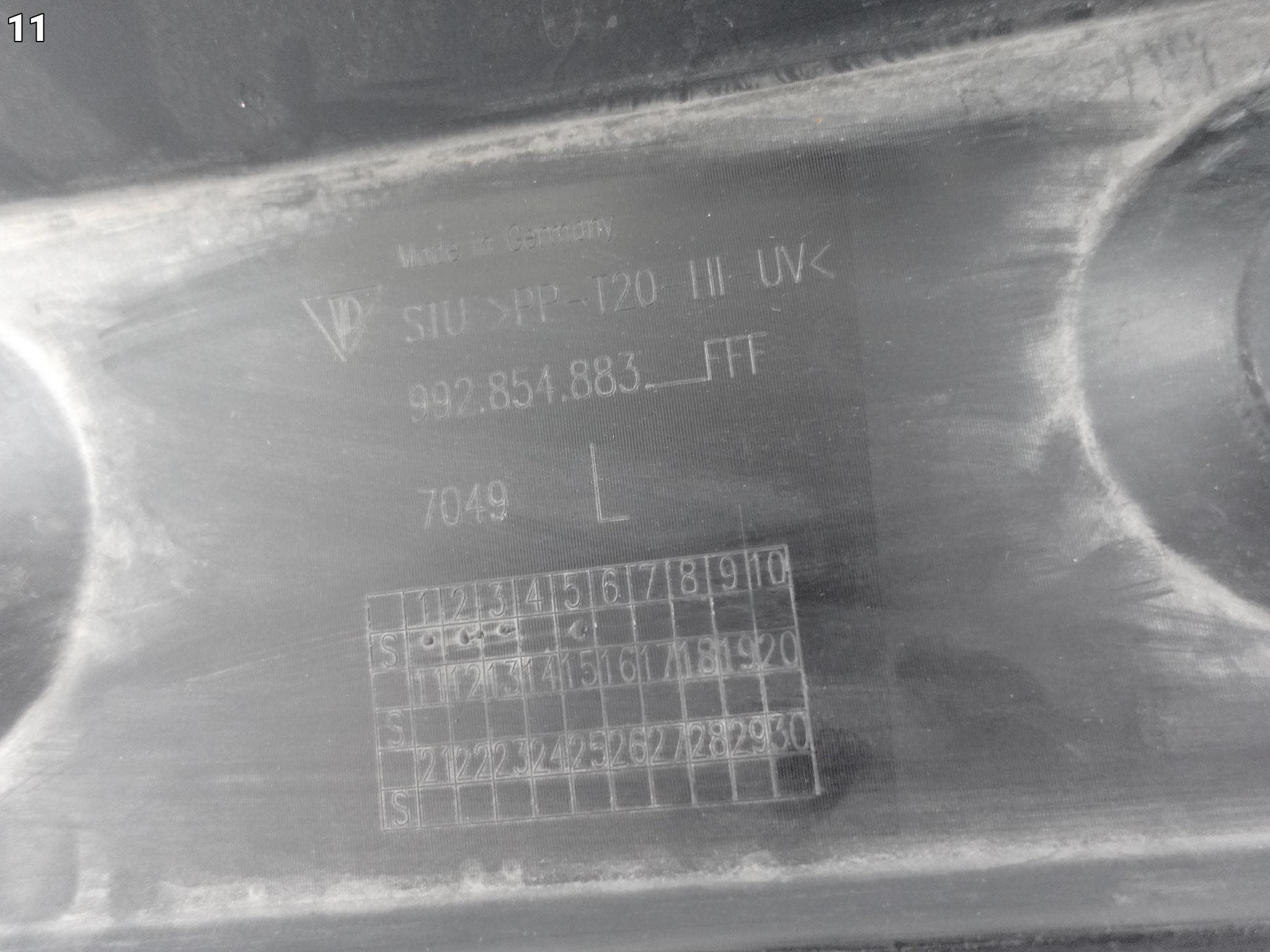 PORSCHE 911 992 19- PRÓG LISTWA OSŁONA NAKŁADKA LEWY PORSCHE 911 992 19- PRÓG LISTWA OSŁONA NAKŁADKA LEWY - obrazek 12
