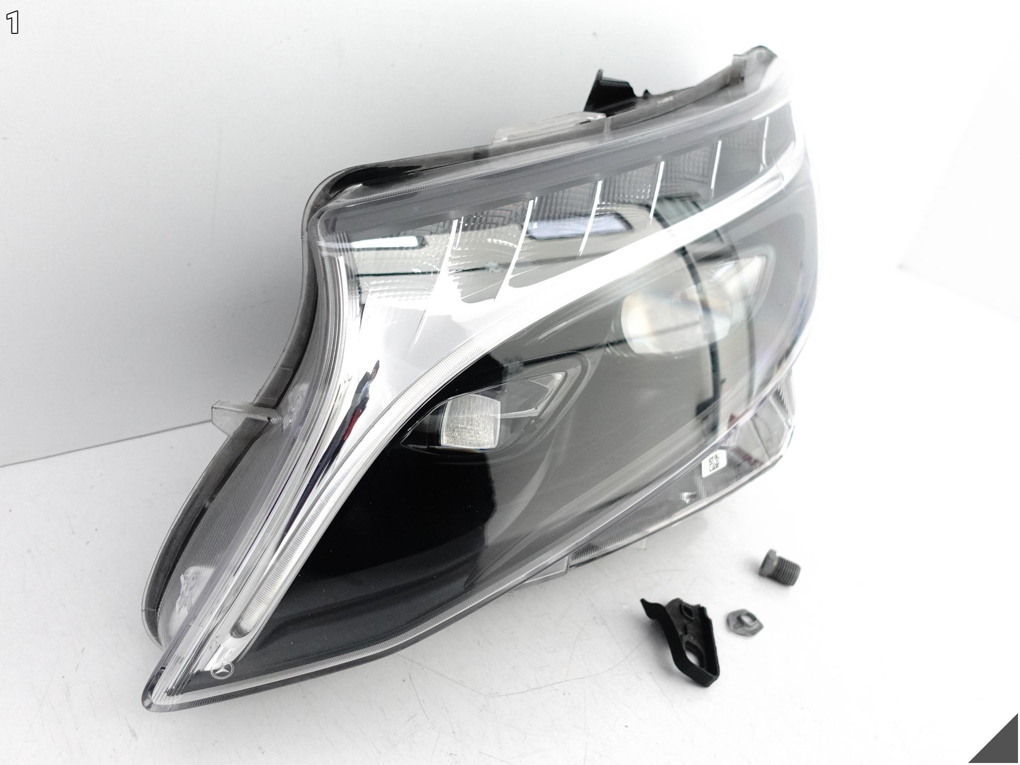 MERCEDES EQV V-KLASA VITO W447 LIFT MOPF 19-23 LAMPA ILS FULL LED CZARNA EU MERCEDES EQV V-KLASA VITO W447 LIFT MOPF 19-23 LAMPA ILS FULL LED CZARNA EU - obrazek 2