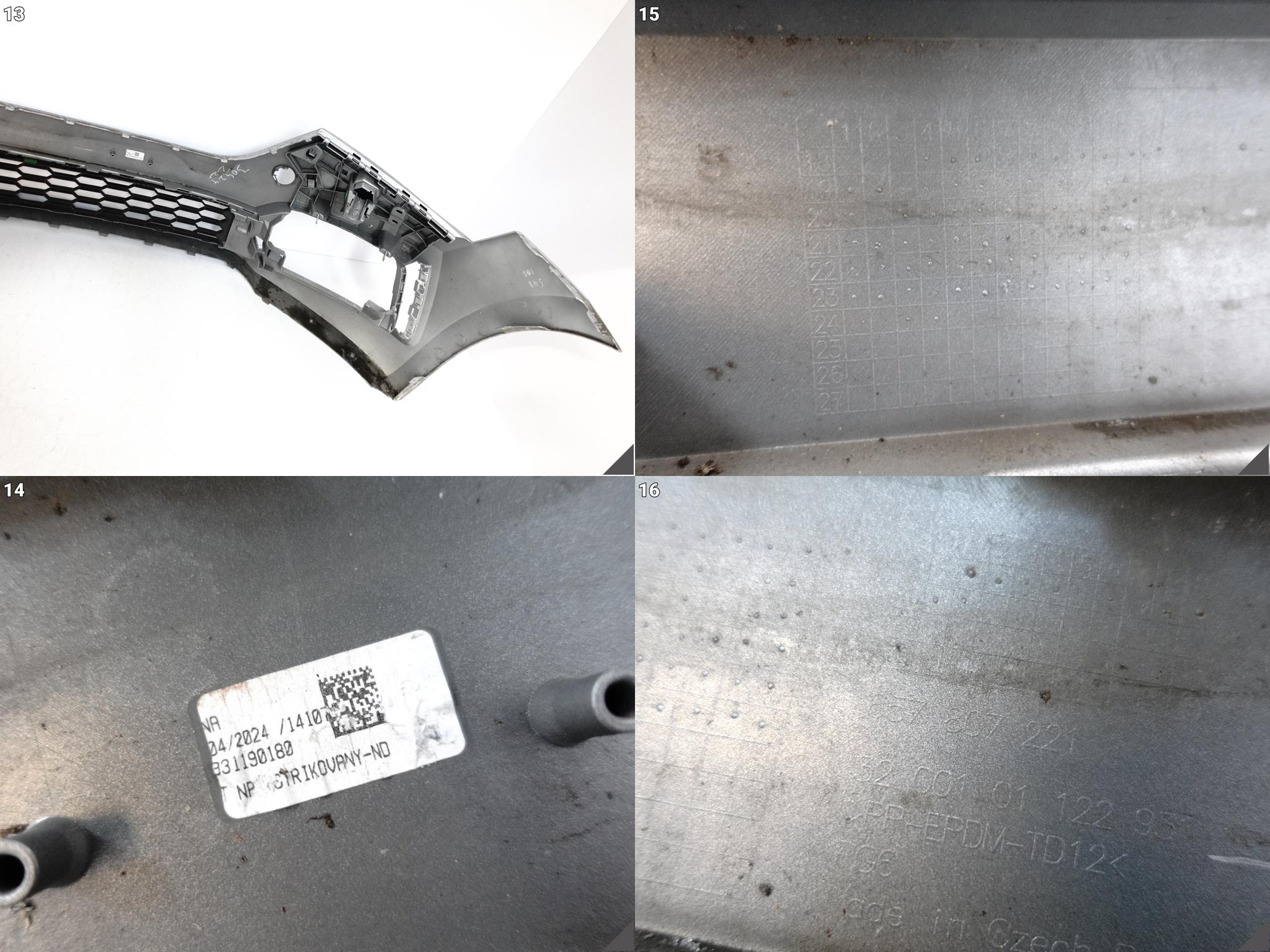 SKODA SCALA 657 19-23 ZDERZAK BUMPER + KRATKA PRZÓD 657807221 SKODA SCALA 657 19-23 ZDERZAK BUMPER + KRATKA PRZÓD 657807221 - obrazek 14