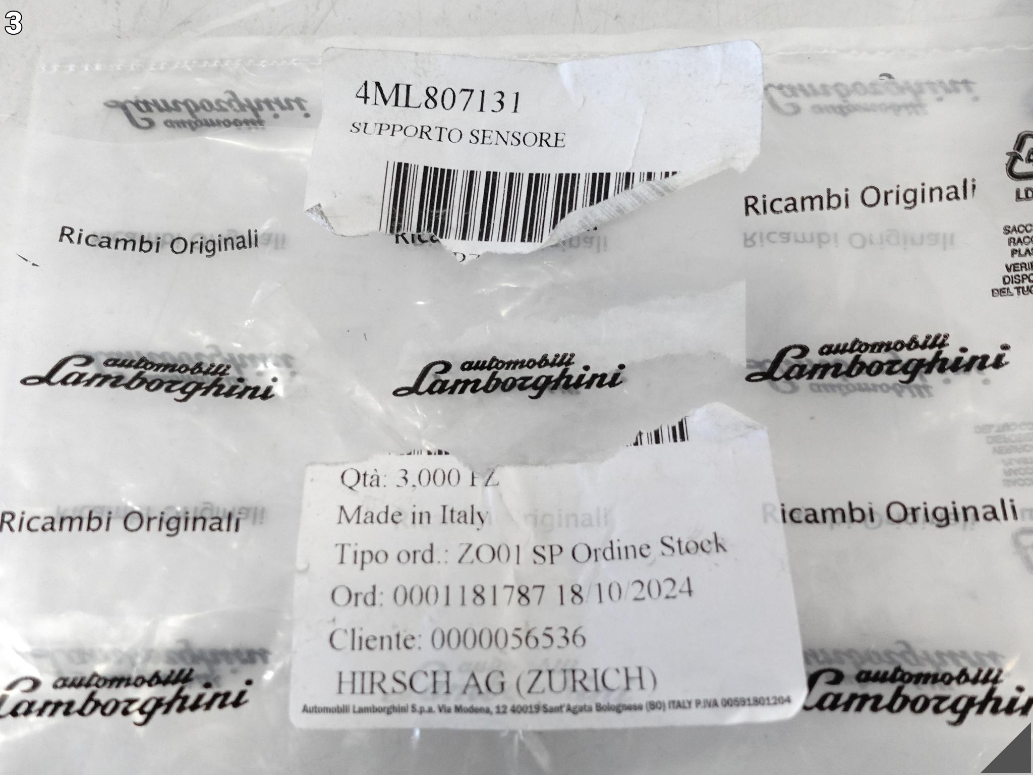 LAMBORGHINI URUS 4ML 18- KOSZYK MOCOWANIE CZUJNIKA PDC ZDERZAK LEWY PRZÓD LAMBORGHINI URUS 4ML 18- KOSZYK MOCOWANIE CZUJNIKA PDC ZDERZAK LEWY PRZÓD - obrazek 4