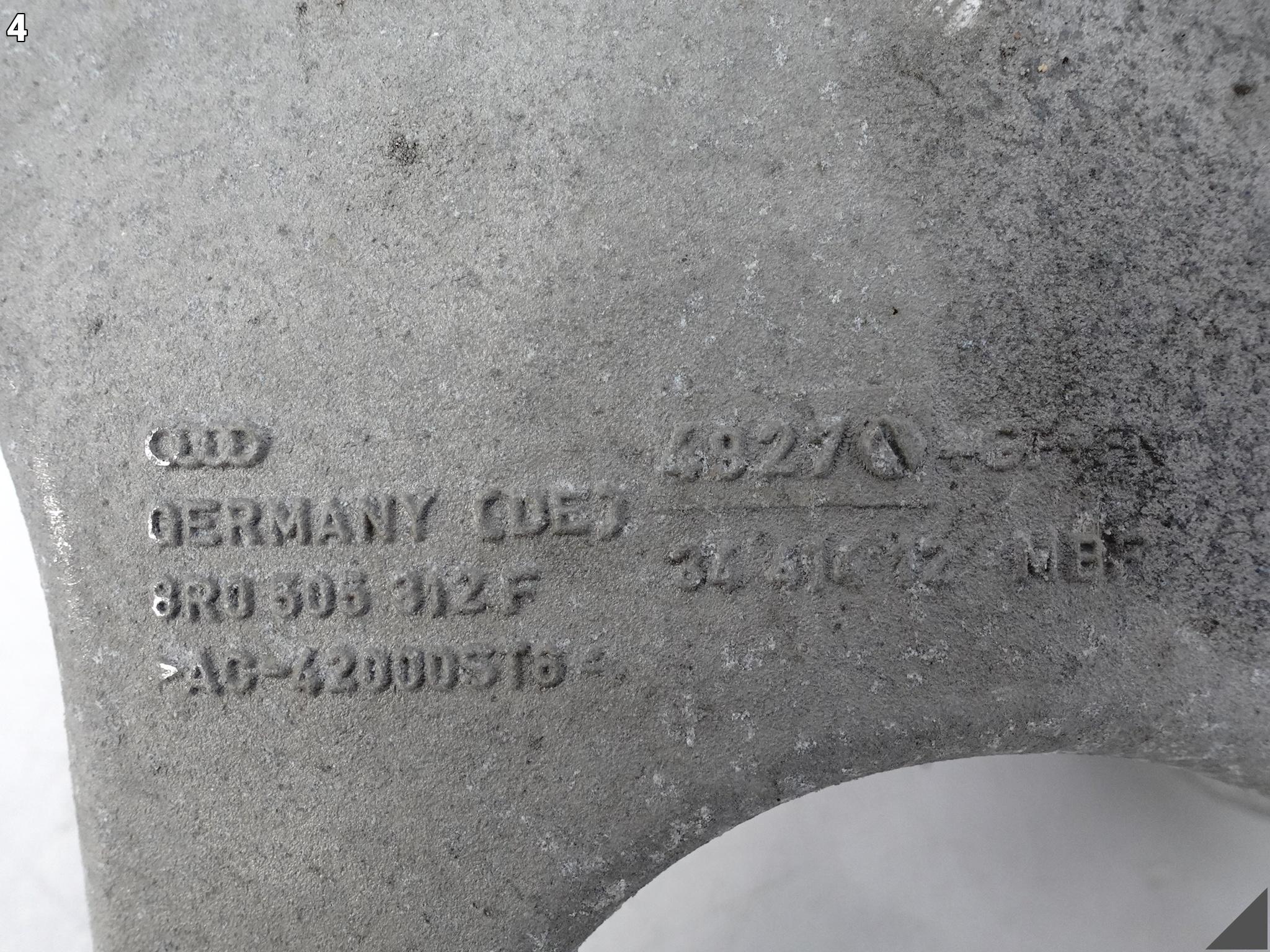 AUDI S8 PLUS A8 4H0 D4 13-17 ZAWIESZENIE ZWROTNICA WAHACZE PRAWA TYŁ 92 KM AUDI S8 PLUS A8 4H0 D4 13-17 ZAWIESZENIE ZWROTNICA WAHACZE PRAWA TYŁ 92 KM - obrazek 5