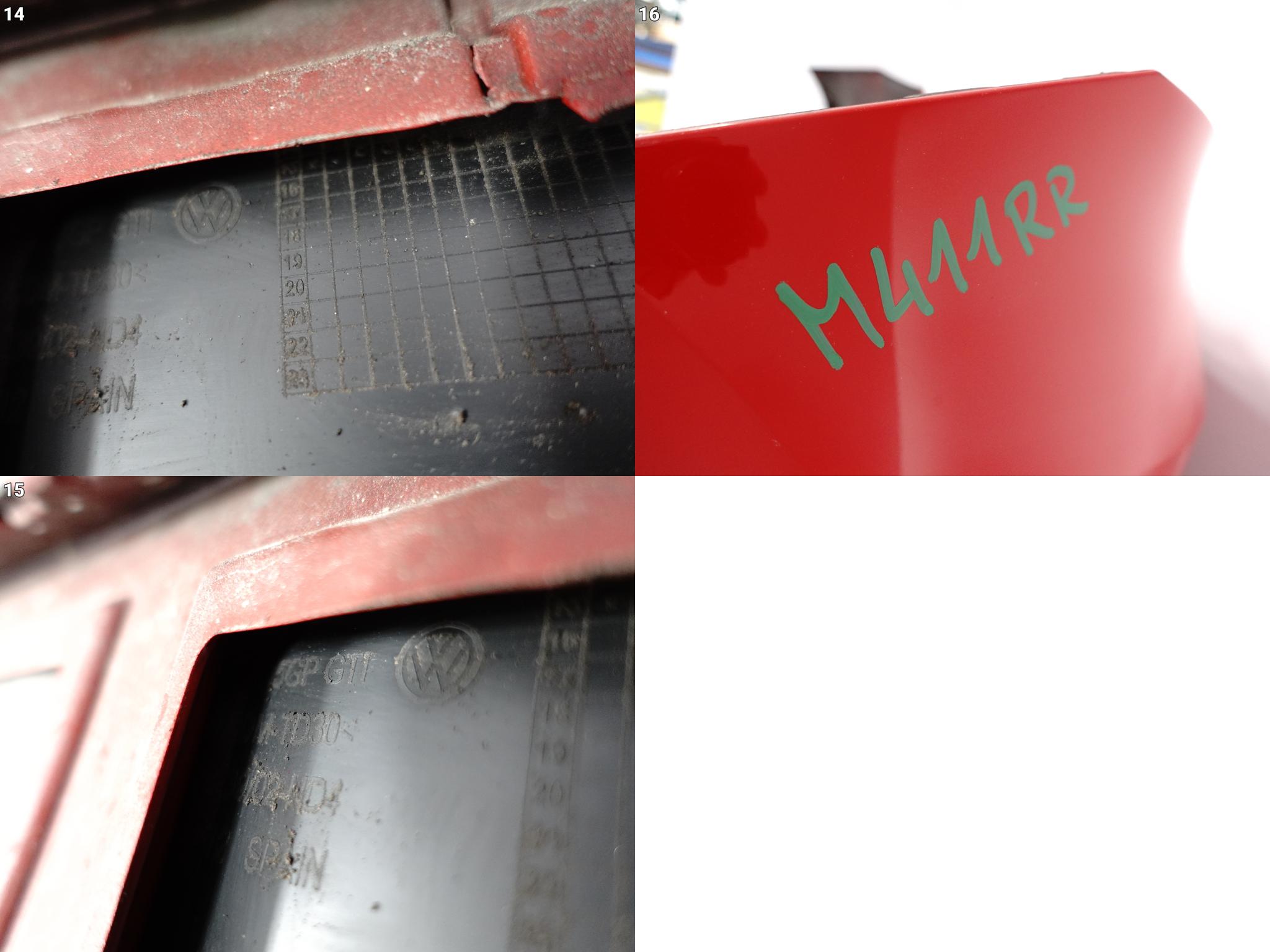 VW POLO V 5 6C6 6C0 GTI LIFT 14-17 ZDERZAK SPOILER TYŁ (4xPDC) VW POLO V 5 6C6 6C0 GTI LIFT 14-17 ZDERZAK SPOILER TYŁ (4xPDC) - obrazek 15