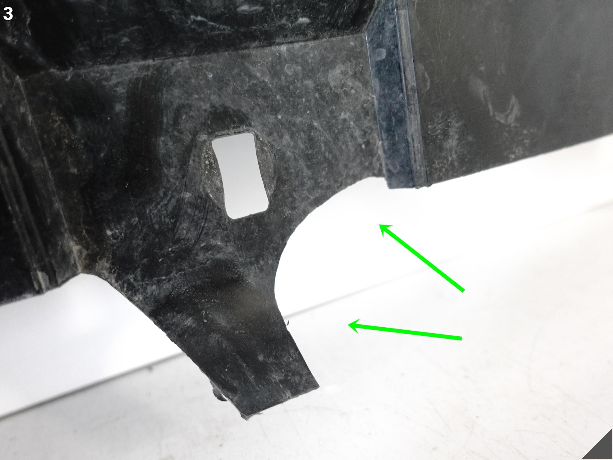 MERCEDES GLA 45 GLA45 X156 AMG 13-19 SPOILER HOKEJ PŁYTA ZDERZAK PRZÓD MERCEDES GLA 45 GLA45 X156 AMG 13-19 SPOILER HOKEJ PŁYTA ZDERZAK PRZÓD - obrazek 4