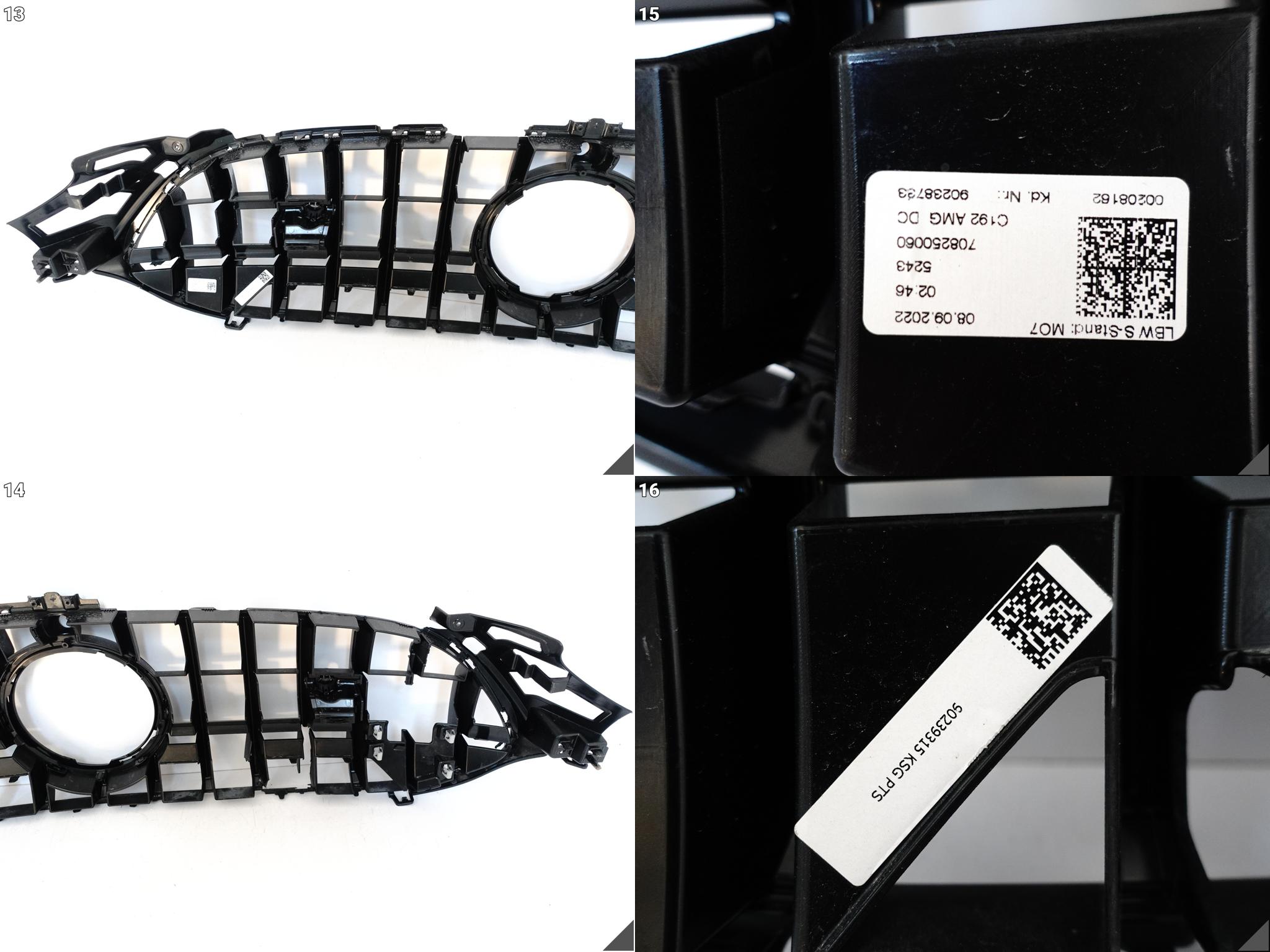 MERCEDES AMG GT 43 45 C192 24- GRILL ATRAPA ZDERZAK WERSJA POD PDC KAMERA MERCEDES AMG GT 43 45 C192 24- GRILL ATRAPA ZDERZAK WERSJA POD PDC KAMERA - obrazek 14