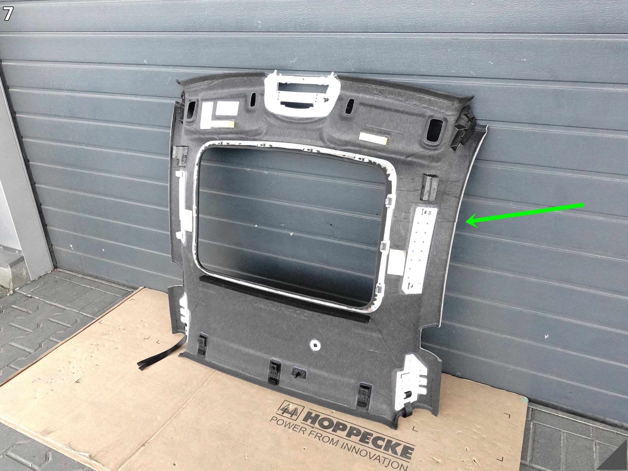 PORSCHE 911 992 20- PODSUFITKA TAPICERKA Z OTWOREM NA SZYBERDACH CZARNA PORSCHE 911 992 20- PODSUFITKA TAPICERKA Z OTWOREM NA SZYBERDACH CZARNA - obrazek 8