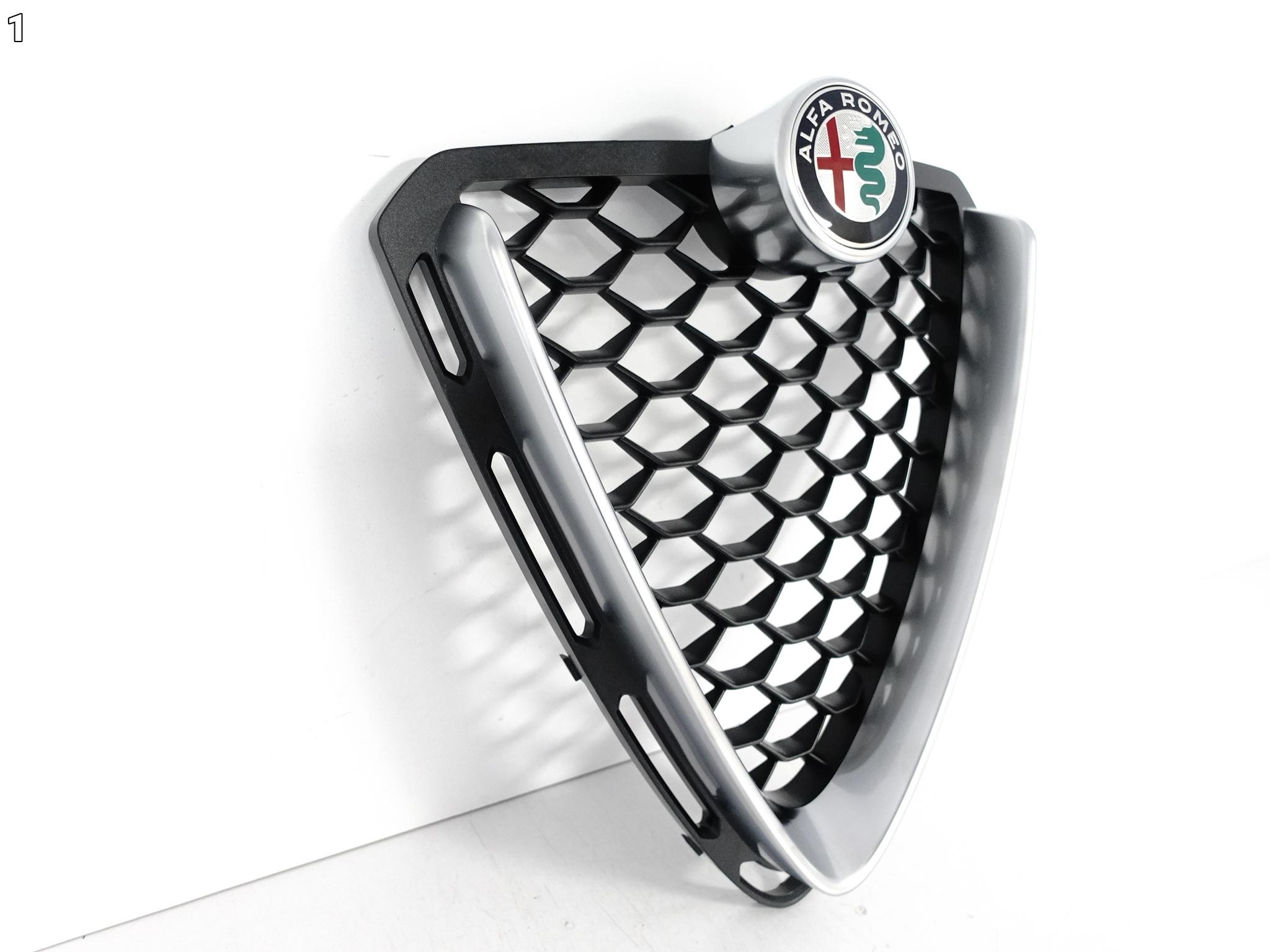 ALFA ROMEO STELVIO 16-20 GRILL KRATKA ATRAPA CHROM W ZDERZAK EMBLEMAT PRZÓD ALFA ROMEO STELVIO 16-20 GRILL KRATKA ATRAPA CHROM W ZDERZAK EMBLEMAT PRZÓD - obrazek 2