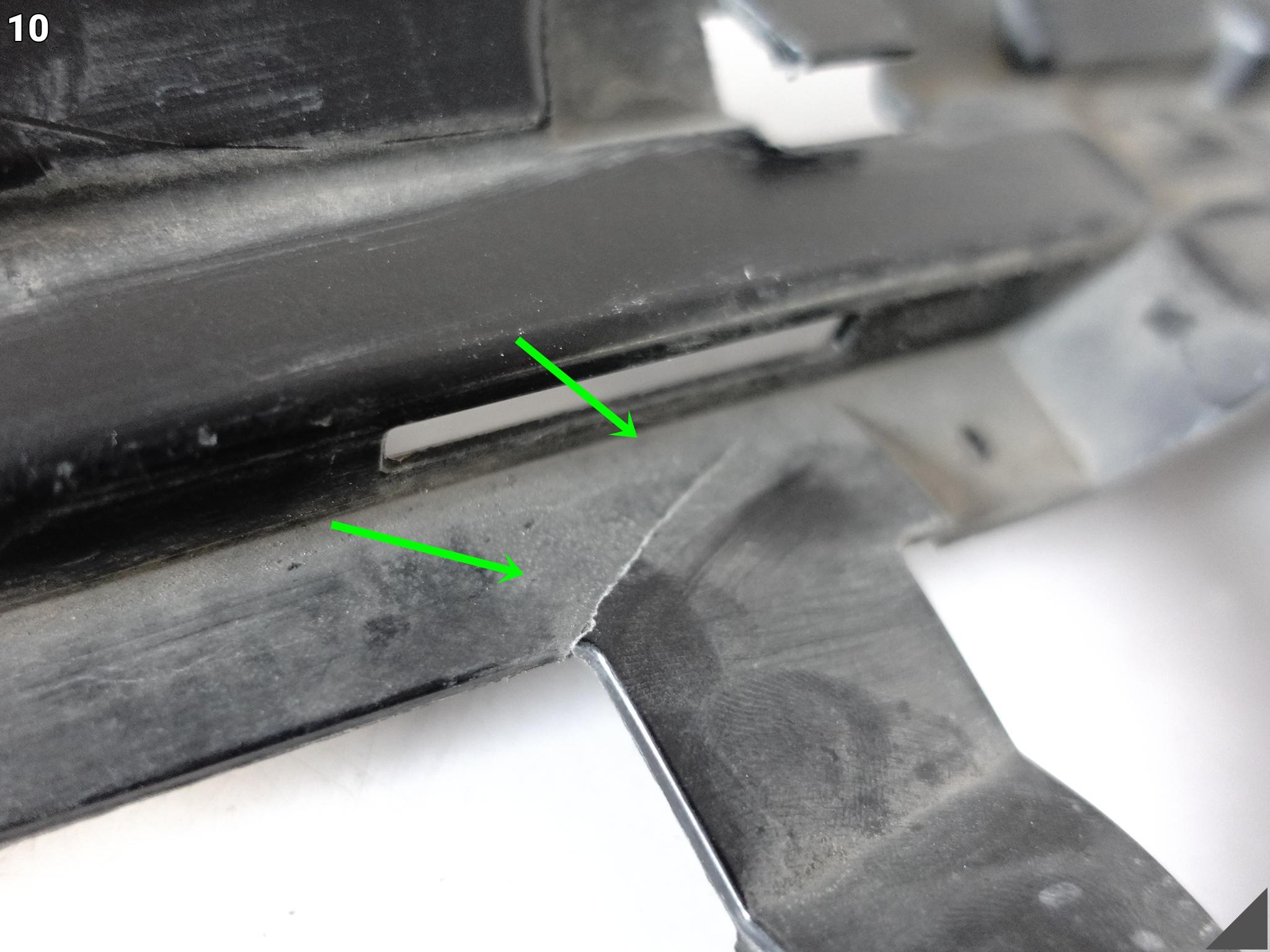 MERCEDES GLA 45 GLA45 X156 AMG 13-19 SPOILER HOKEJ PŁYTA ZDERZAK PRZÓD MERCEDES GLA 45 GLA45 X156 AMG 13-19 SPOILER HOKEJ PŁYTA ZDERZAK PRZÓD - obrazek 11