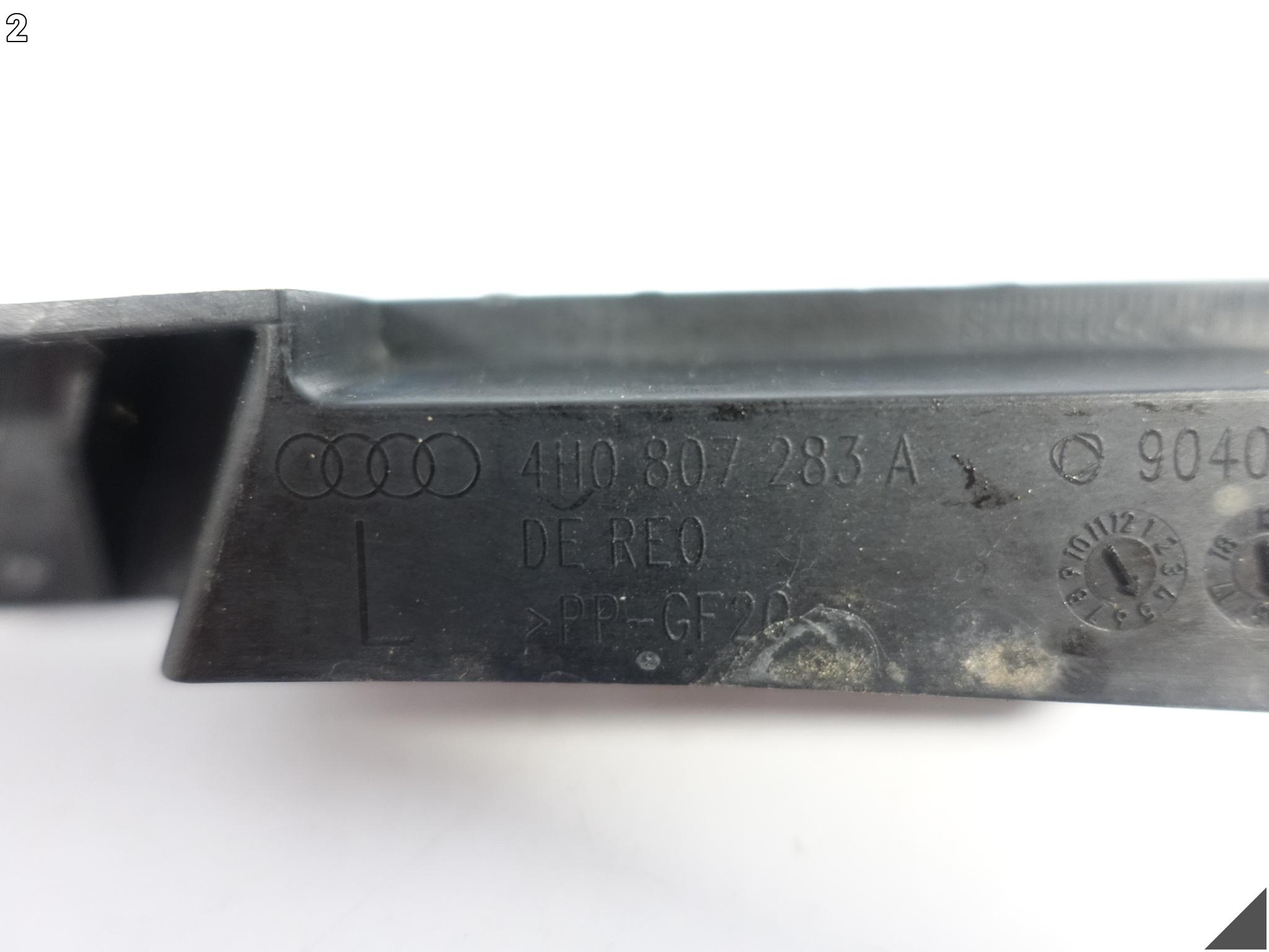 AUDI S8 PLUS A8 4H0 D4 15-17 ŚLIZG MOCOWANIE UCHWYT W ZDERZAK LEWY PRZÓD AUDI S8 PLUS A8 4H0 D4 15-17 ŚLIZG MOCOWANIE UCHWYT W ZDERZAK LEWY PRZÓD - obrazek 3