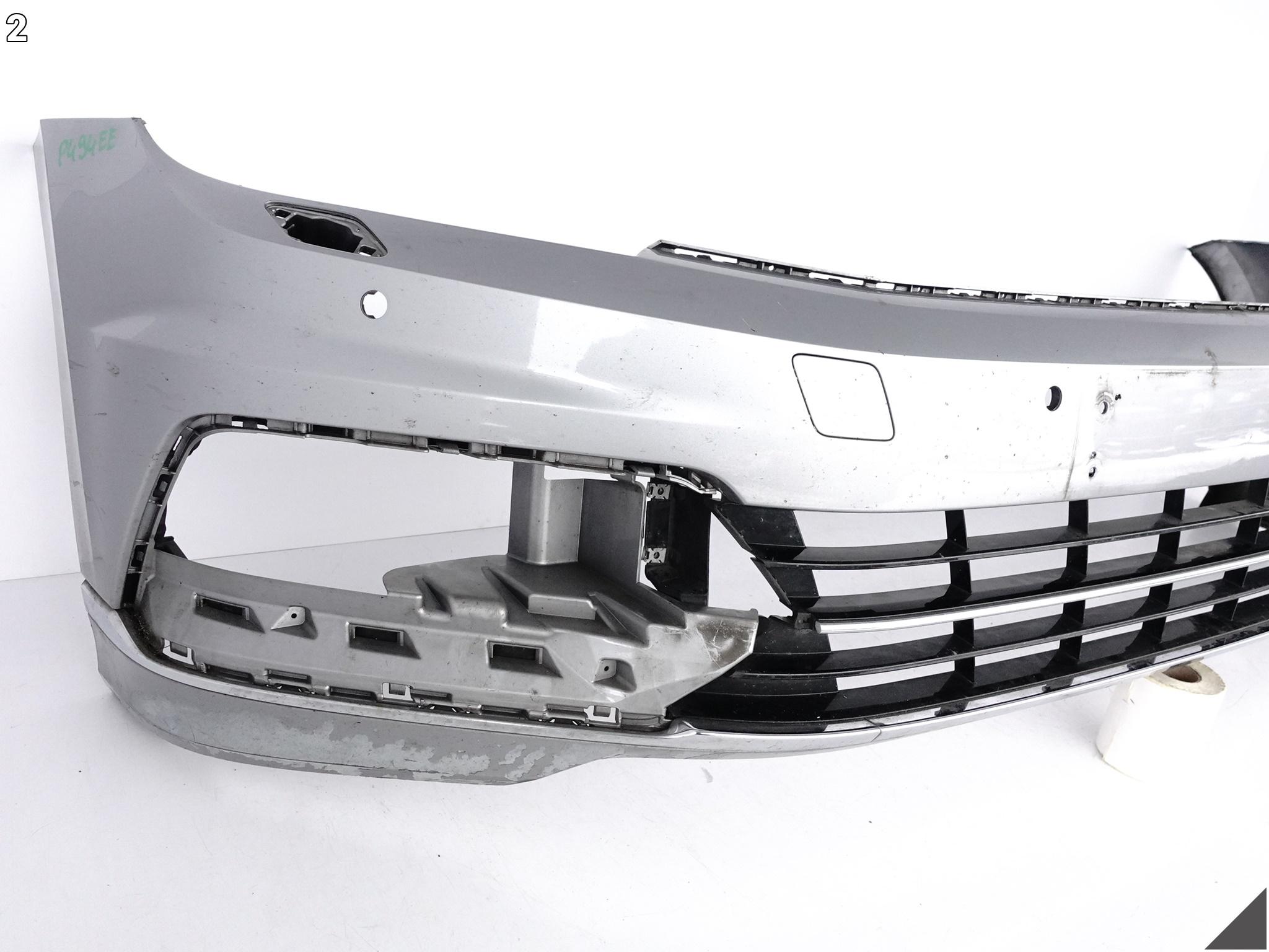 VW PASSAT B8 3G0 R-LINE 14-19 ZDERZAK + CHROM LISTWA + ŚLIZG + KRATKA PRZÓD VW PASSAT B8 3G0 R-LINE 14-19 ZDERZAK + CHROM LISTWA + ŚLIZG + KRATKA PRZÓD - obrazek 3