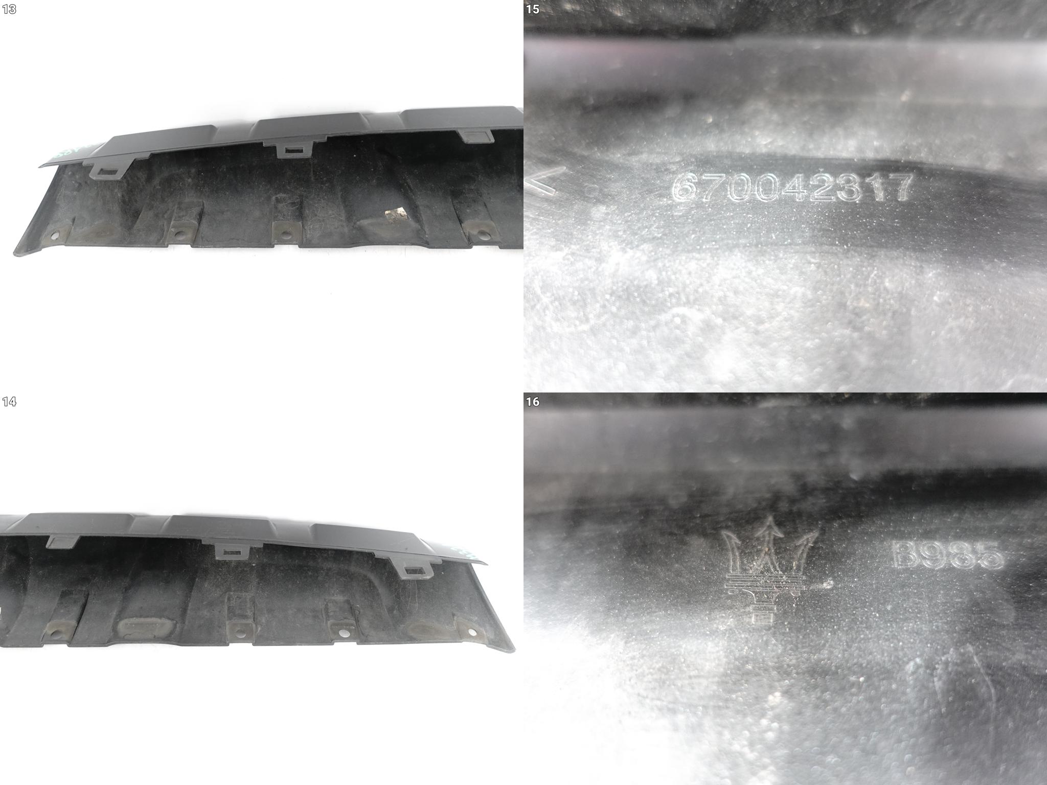 MASERATI LEVANTE M161 16-24 SPOILER DYFUZOR DOKŁADKA W ZDERZAK PRZÓD MASERATI LEVANTE M161 16-24 SPOILER DYFUZOR DOKŁADKA W ZDERZAK PRZÓD - obrazek 14